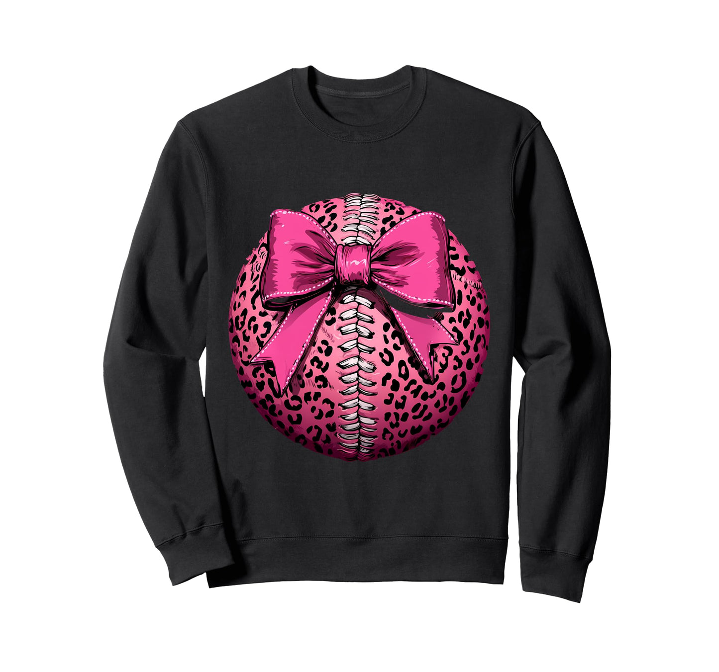 Baseball Coquette Bow Baseball Player Sweatshirt - Novelty Apparel Unisex - T-Shirt, Sweatshirt, Hoodie