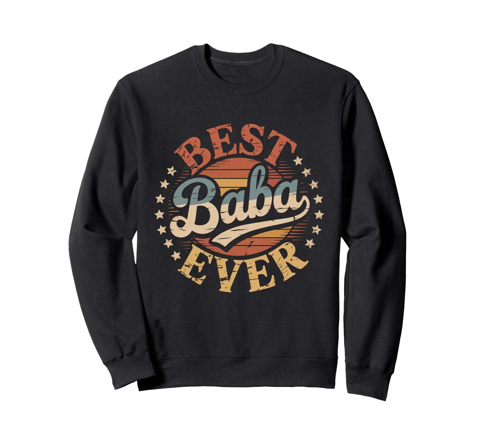 Best Baba Ever Sunset Persian Sweatshirt - Trendy Graphic for Adults - T-Shirt, Sweatshirt, Hoodie