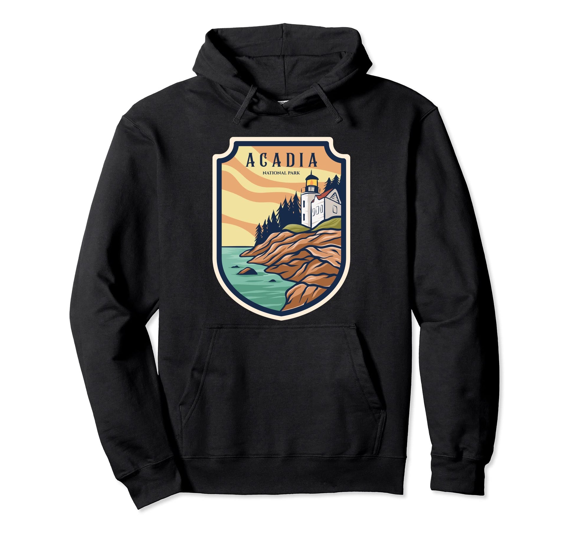 Acadia National Park Maine Usa Hoodie - Casual Everyday Wear Unisex - T-Shirt, Sweatshirt, Hoodie