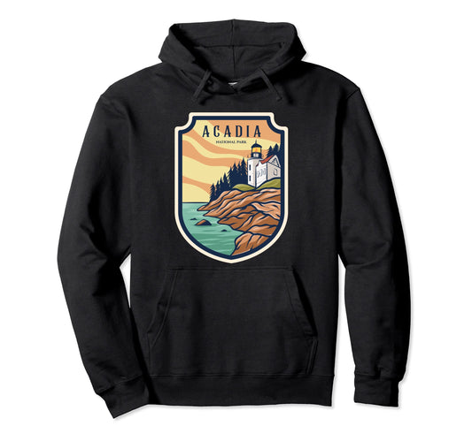 Acadia National Park Maine Usa Hoodie - Casual Everyday Wear Unisex - T-Shirt, Sweatshirt, Hoodie