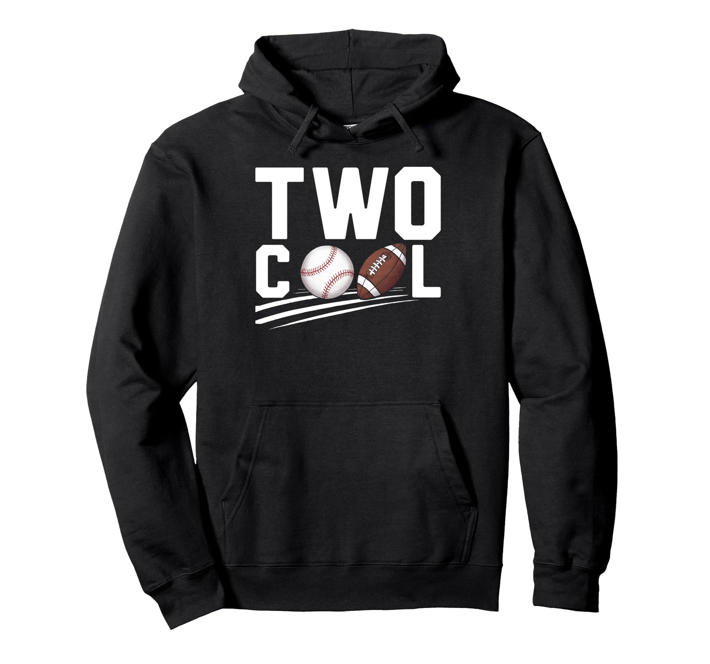Two Birthday Football Basketball Hoodie - Streetwear Style for Adults - T-Shirt, Sweatshirt, Hoodie