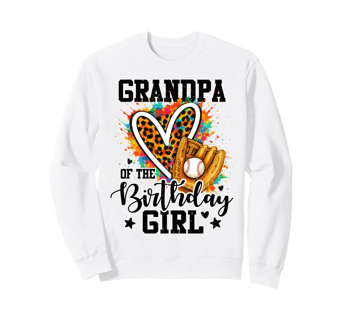 Grandpa Birthday Baseball Sweatshirt - Casual Everyday Wear for Adults - T-Shirt, Sweatshirt, Hoodie