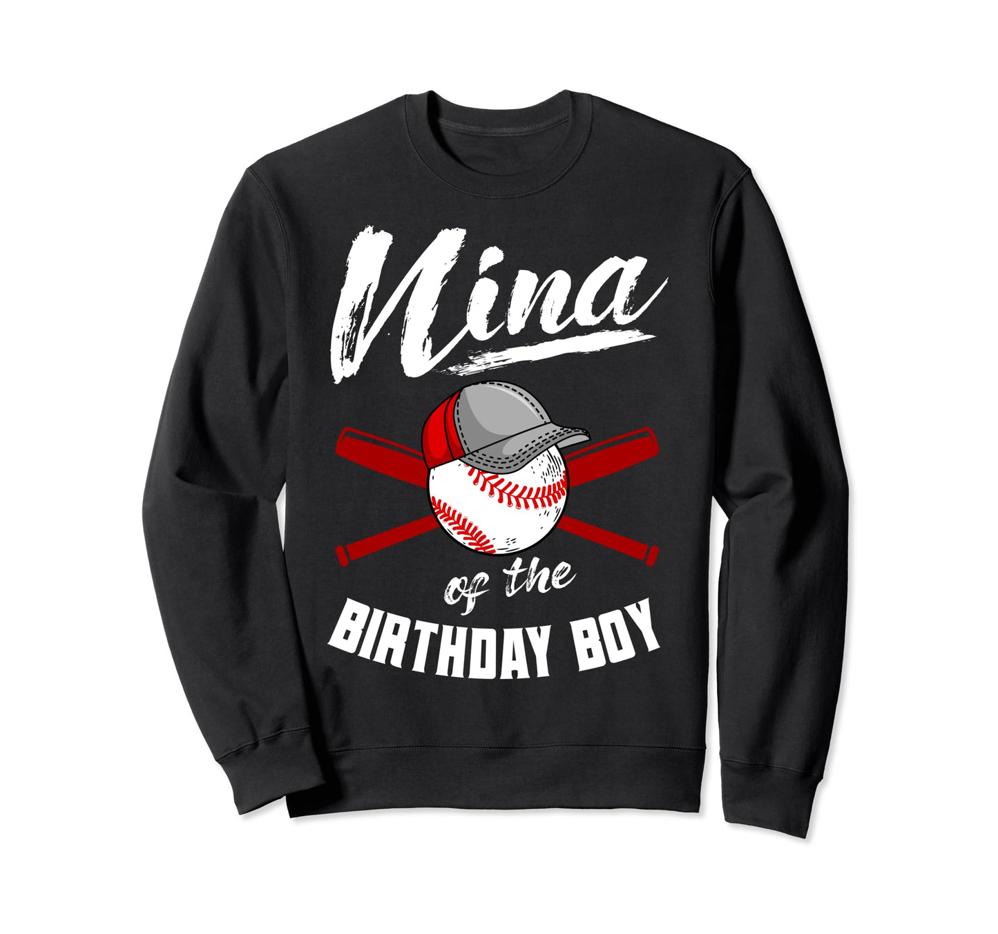 Nina Birthday Baseball Bday Party Sweatshirt - Fun Novelty Design Unisex - T-Shirt, Sweatshirt, Hoodie