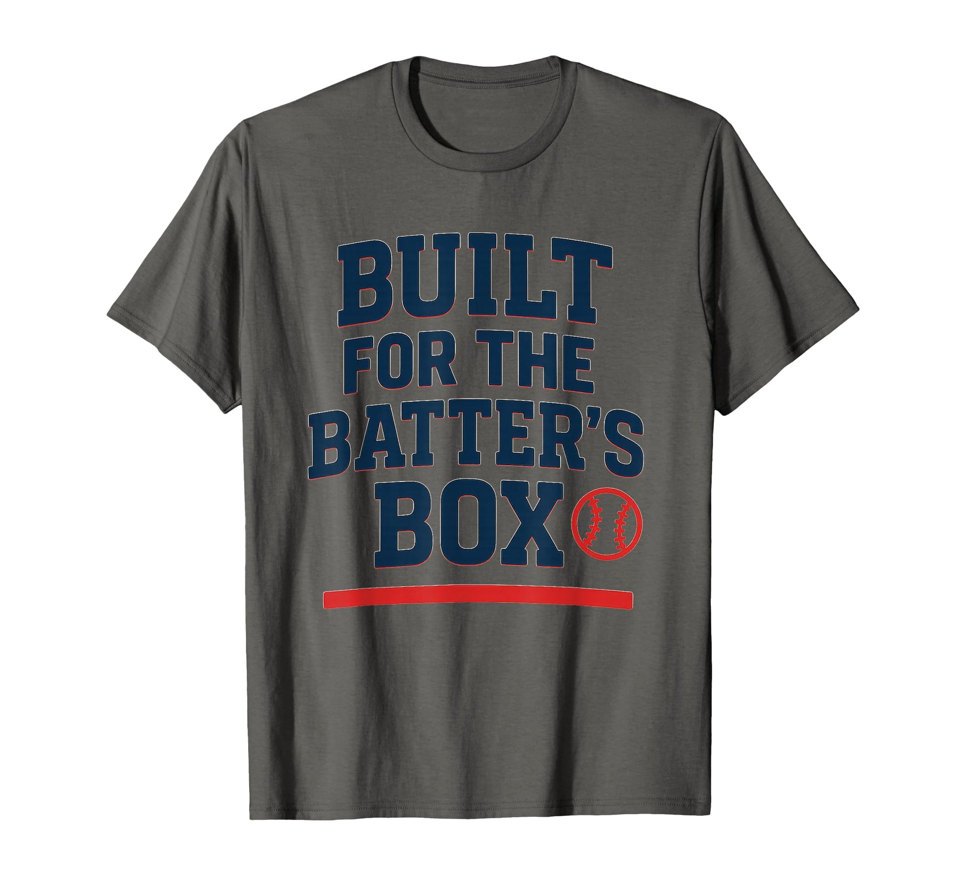 Built Batters Box Powerful Baseball T-Shirt - Novelty Apparel for Adults - T-Shirt, Sweatshirt, Hoodie