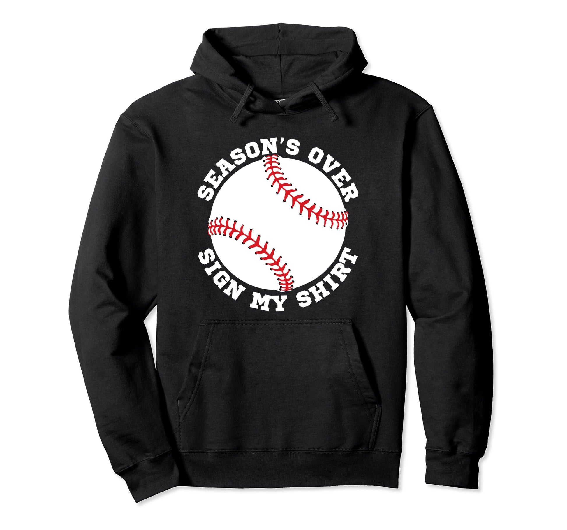 Baseball Team End Season Party Hoodie - Minimalist Print for Adults - T-Shirt, Sweatshirt, Hoodie