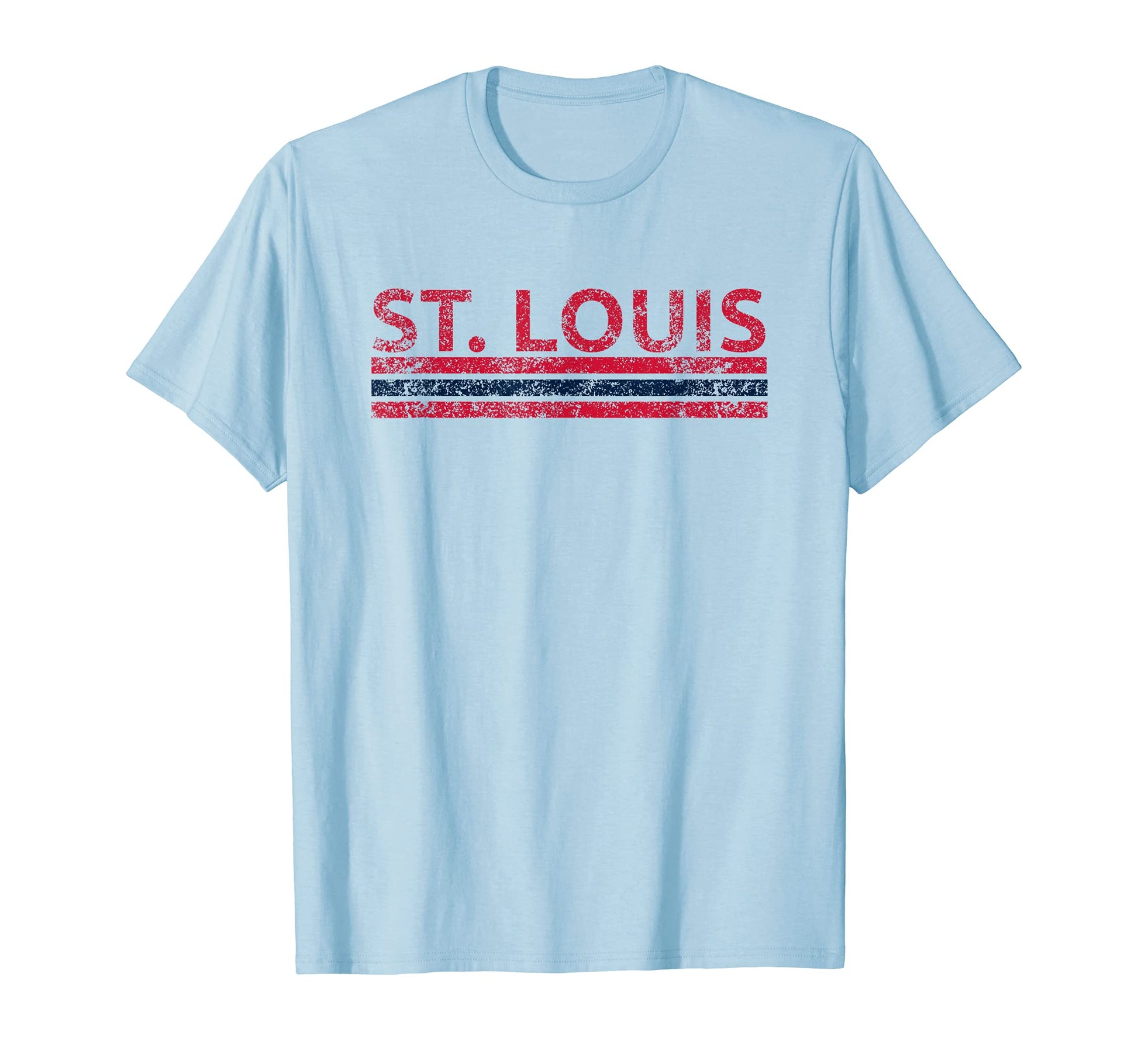 St Louis Missouri Weathered Stripe T-Shirt - Custom Art Print for Adults - T-Shirt, Sweatshirt, Hoodie