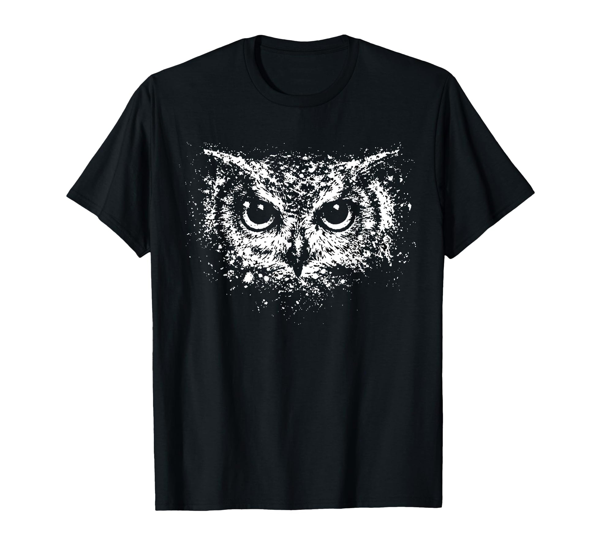 Goth Y2K Owl Face 90S Aesthetic T-Shirt - Custom Art Print Men Women - T-Shirt, Sweatshirt, Hoodie