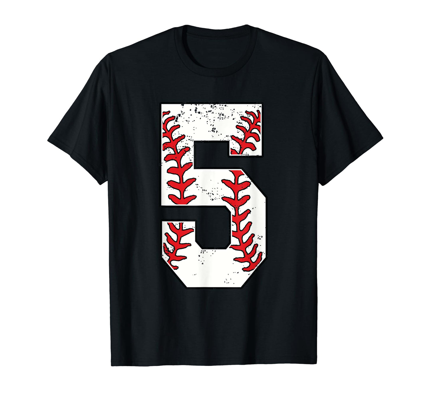 Number 5 Baseball 5 Jersey Number T-Shirt - Graphic Print Men Women - T-Shirt, Sweatshirt, Hoodie