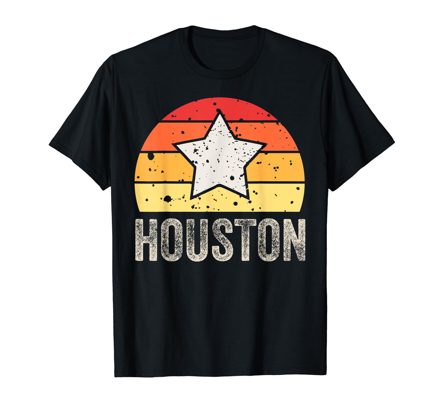 Stripe Star Houston T-Shirt - Novelty Apparel Men Women - T-Shirt, Sweatshirt, Hoodie