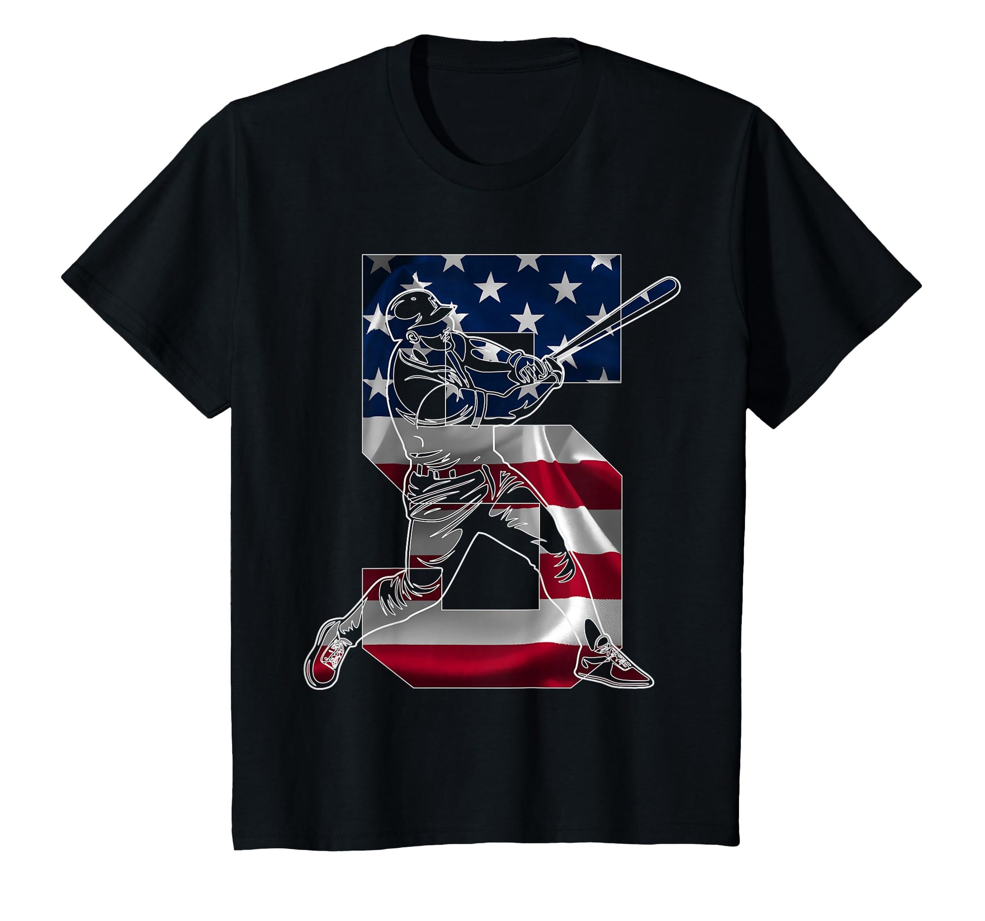 Number 5 Years Baseball 5Th Birthday T-Shirt - Trendy Graphic Men Women - T-Shirt, Sweatshirt, Hoodie
