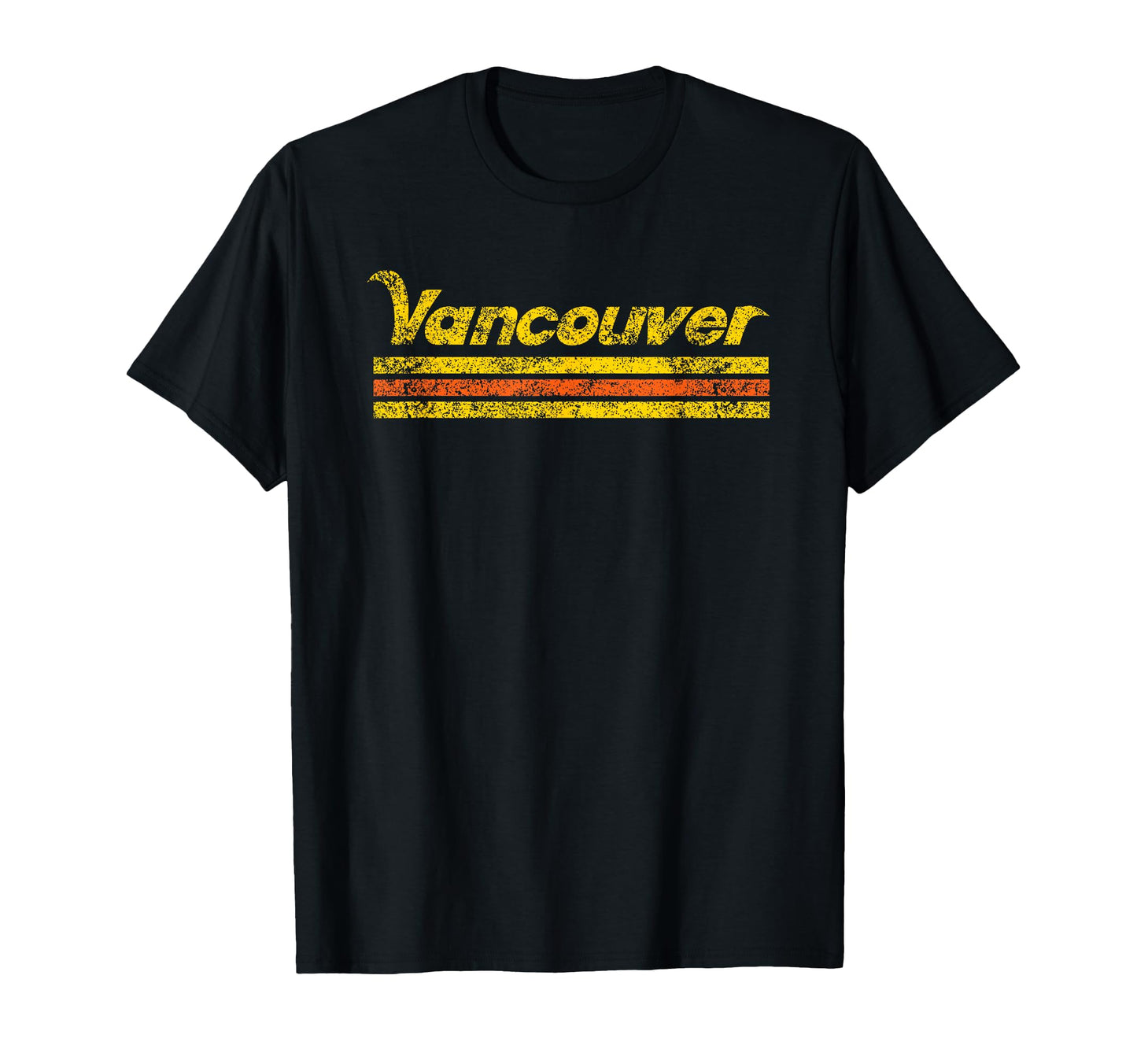 Vancouver Canada Weathered Stripe T-Shirt - Unique Graphic Men Women - T-Shirt, Sweatshirt, Hoodie