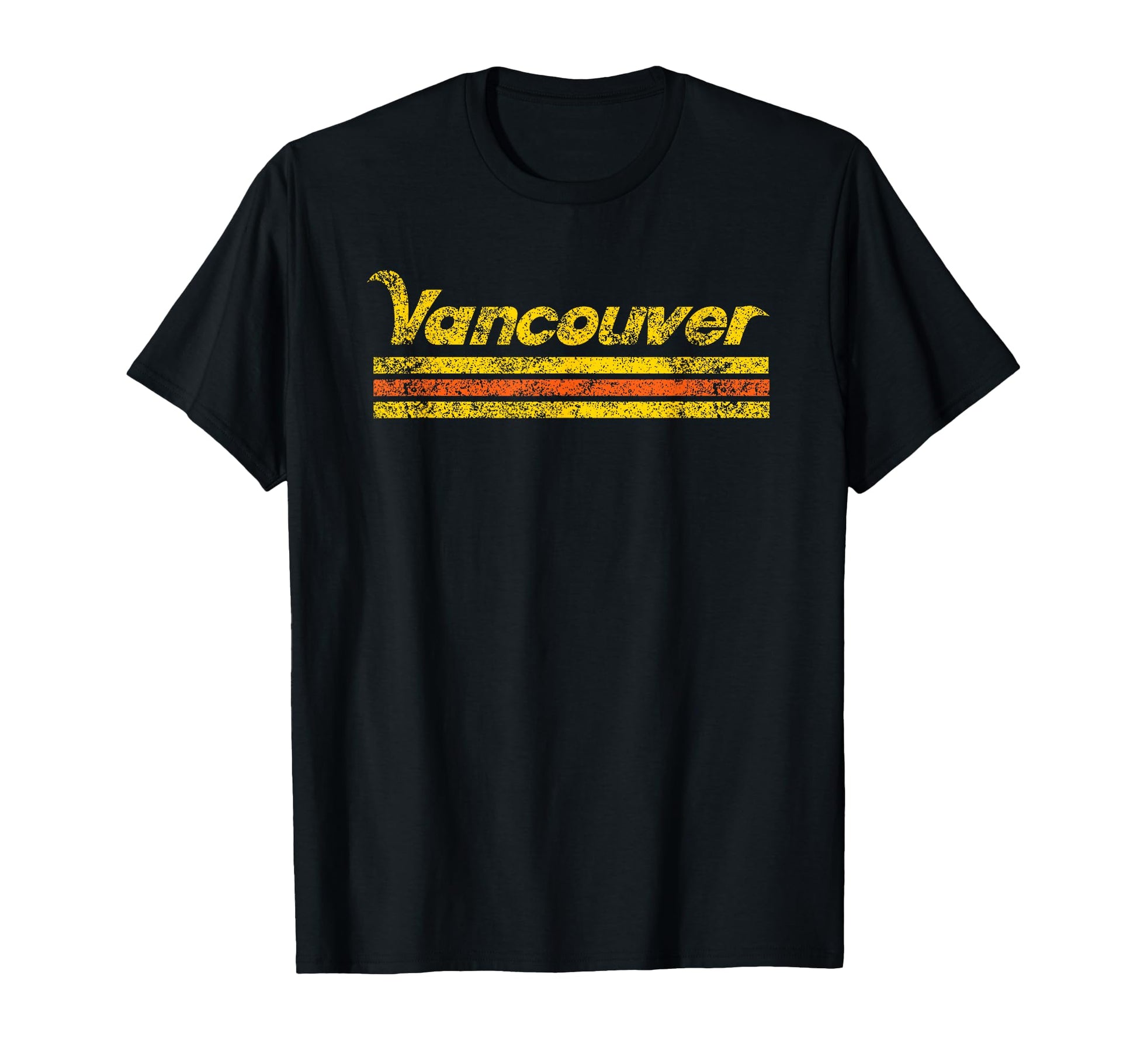 Vancouver Canada Weathered Stripe T-Shirt - Unique Graphic Men Women - T-Shirt, Sweatshirt, Hoodie