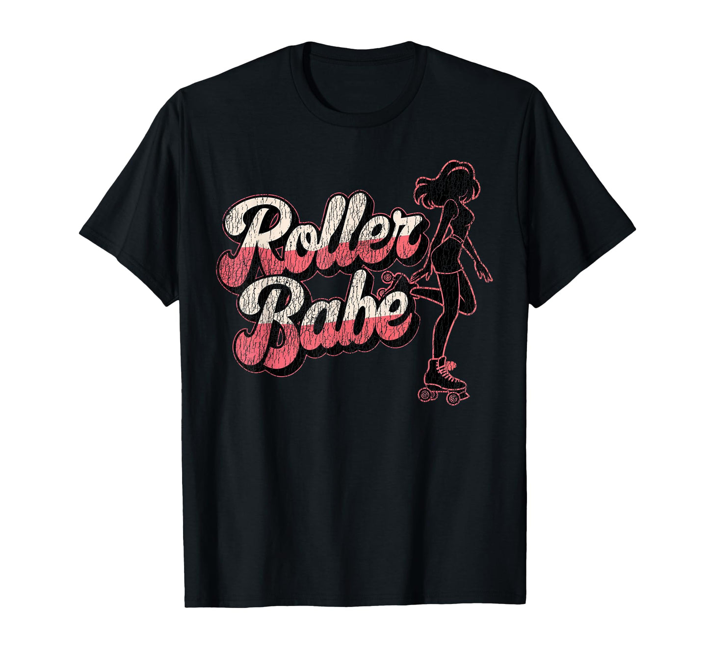 Roller Skating Skate 1970S Roller Babe T-Shirt - Custom Art Print Men Women - T-Shirt, Sweatshirt, Hoodie