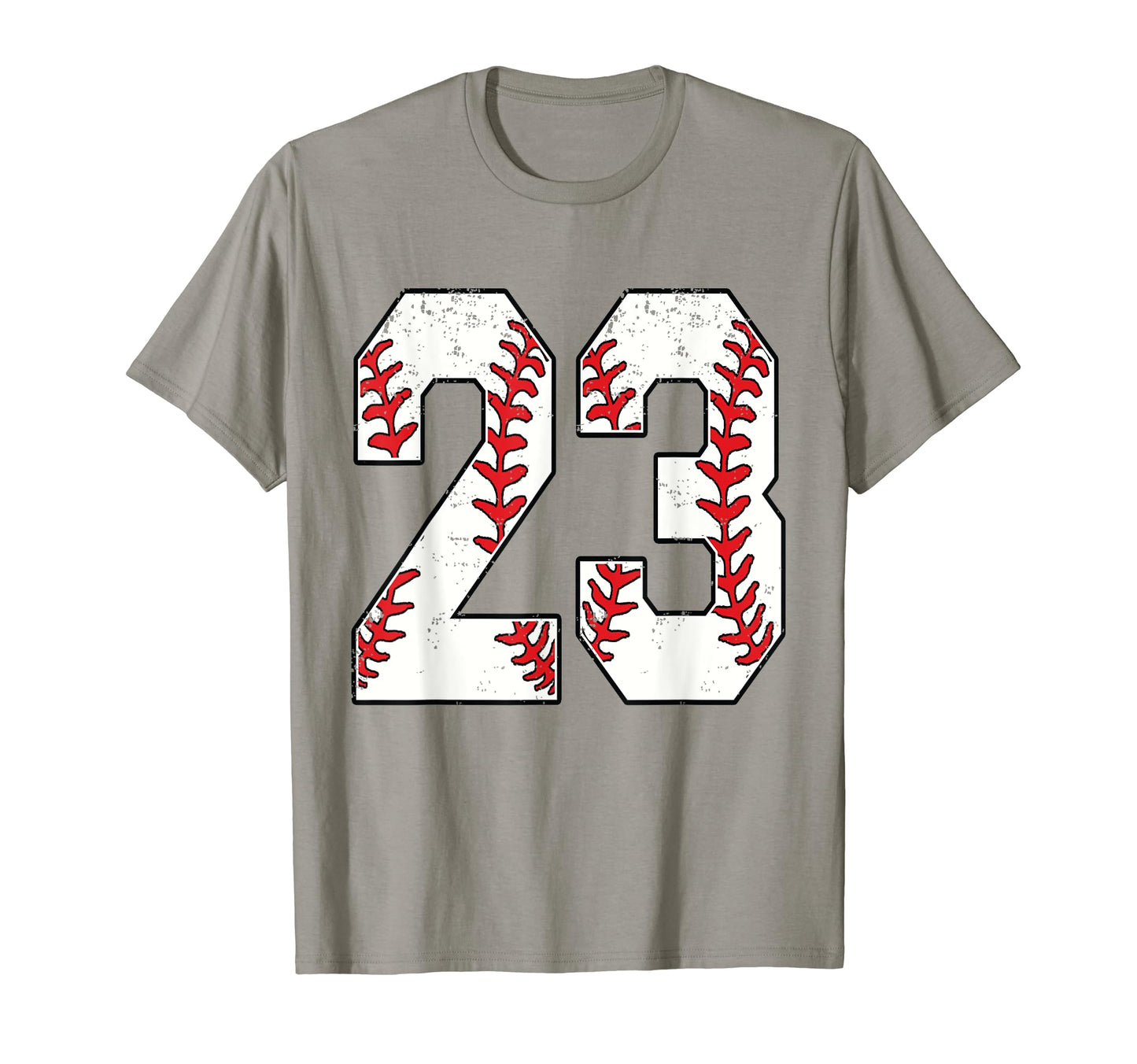 Number 23 Baseball 23 Jersey Number T-Shirt - Novelty Apparel Men Women - T-Shirt, Sweatshirt, Hoodie