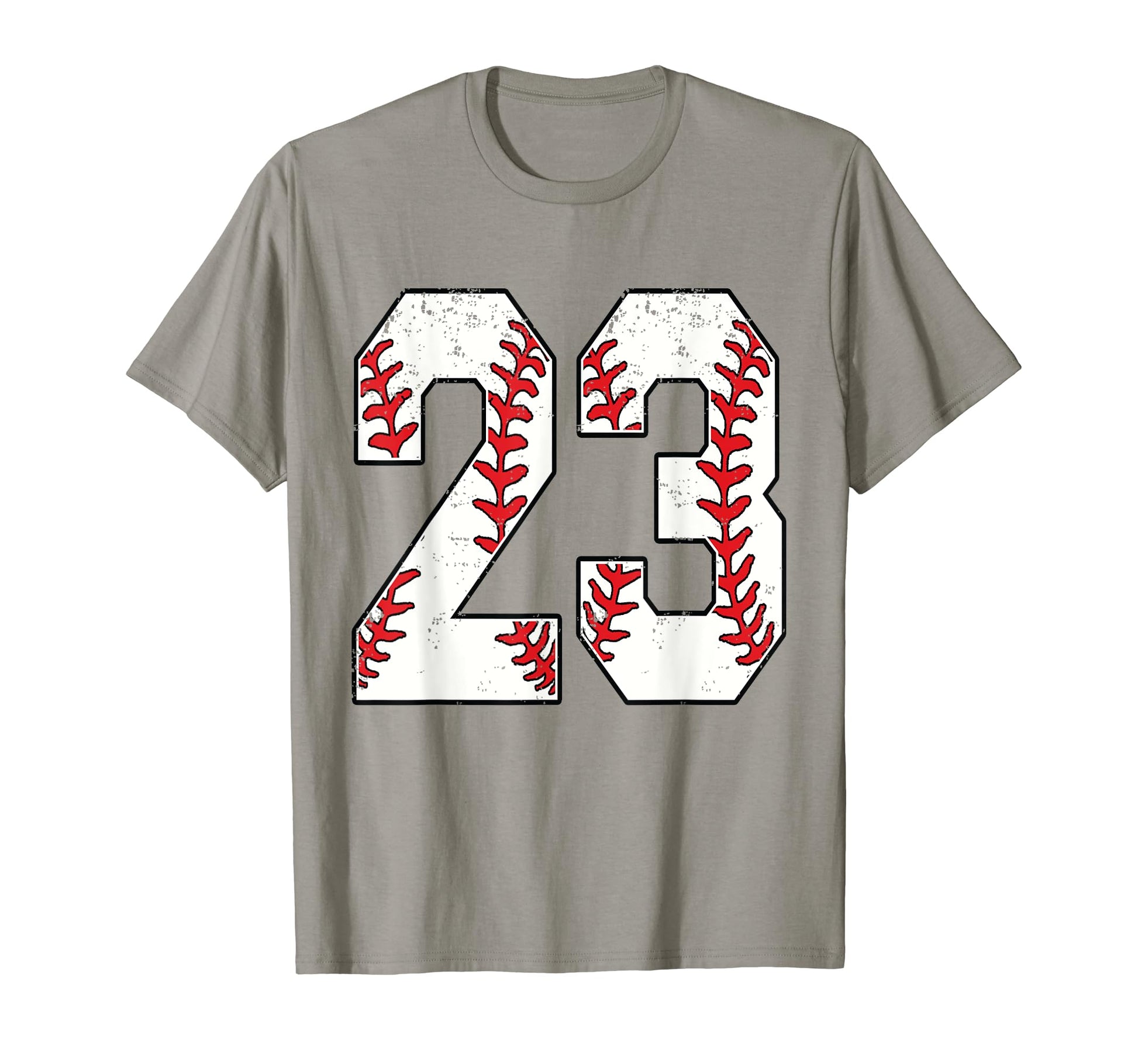 Number 23 Baseball 23 Jersey Number T-Shirt - Novelty Apparel Men Women - T-Shirt, Sweatshirt, Hoodie