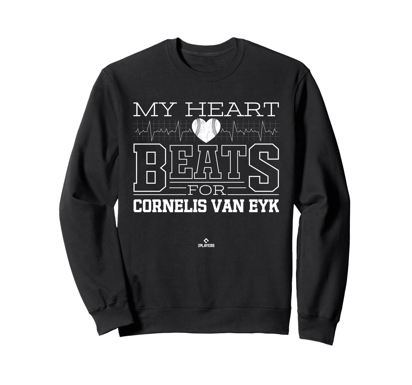 My Heart Beats Cornelis Van Eyk Sweatshirt - Novelty Apparel Unisex - T-Shirt, Sweatshirt, Hoodie