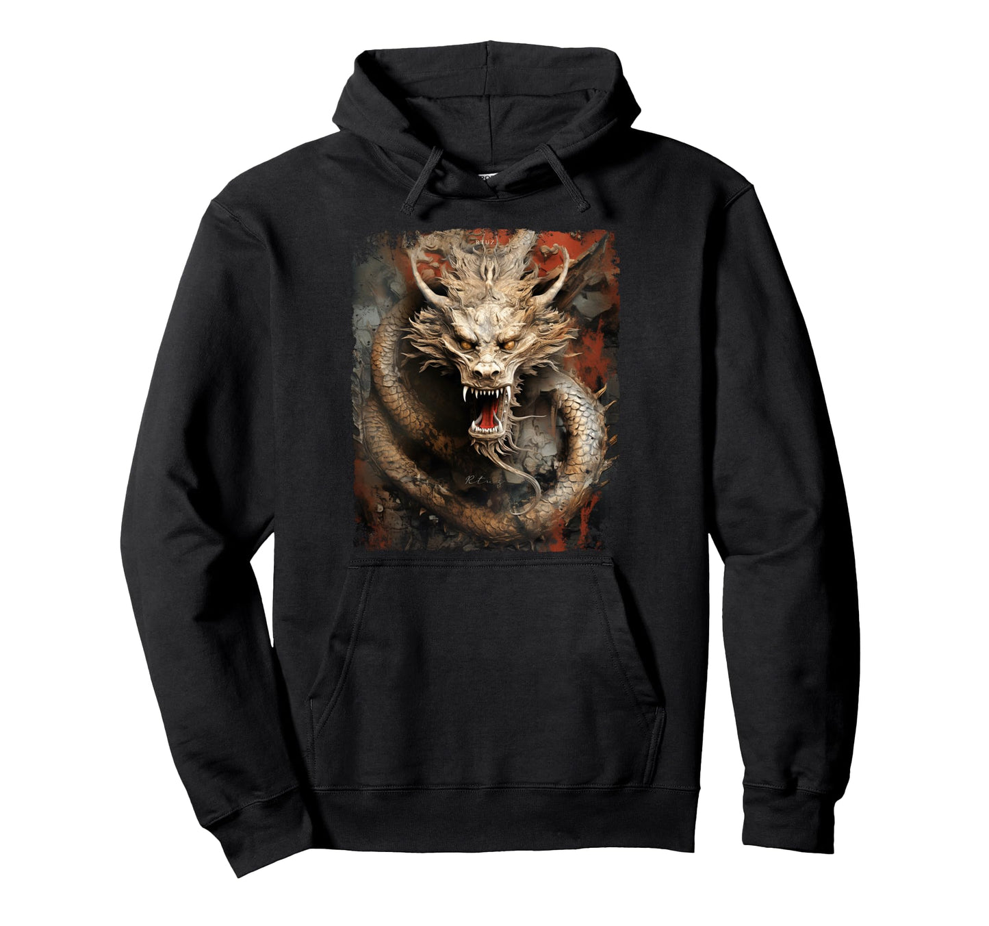 Aesthetic Dragon Streetwear Hoodie - Casual Everyday Wear Men Women - T-Shirt, Sweatshirt, Hoodie
