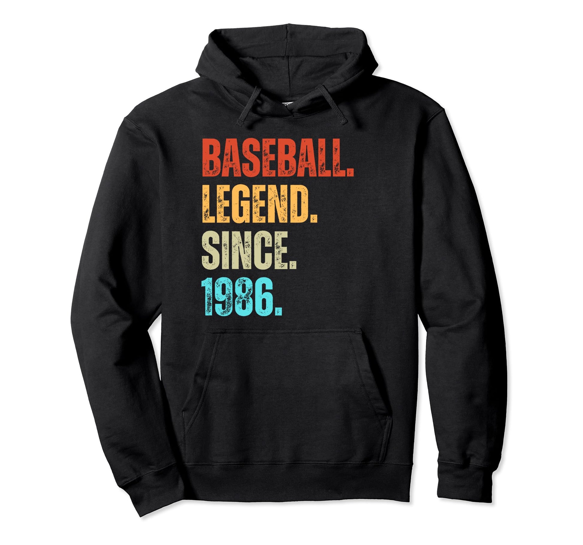 Baseball Legend Since 1986 Birthday Hoodie - Fun Novelty Design Men Women - T-Shirt, Sweatshirt, Hoodie