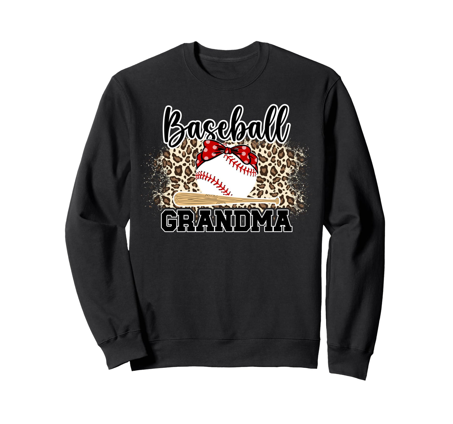 Baseball Grandma Baseball Player Sweatshirt - Graphic Print Men Women - T-Shirt, Sweatshirt, Hoodie