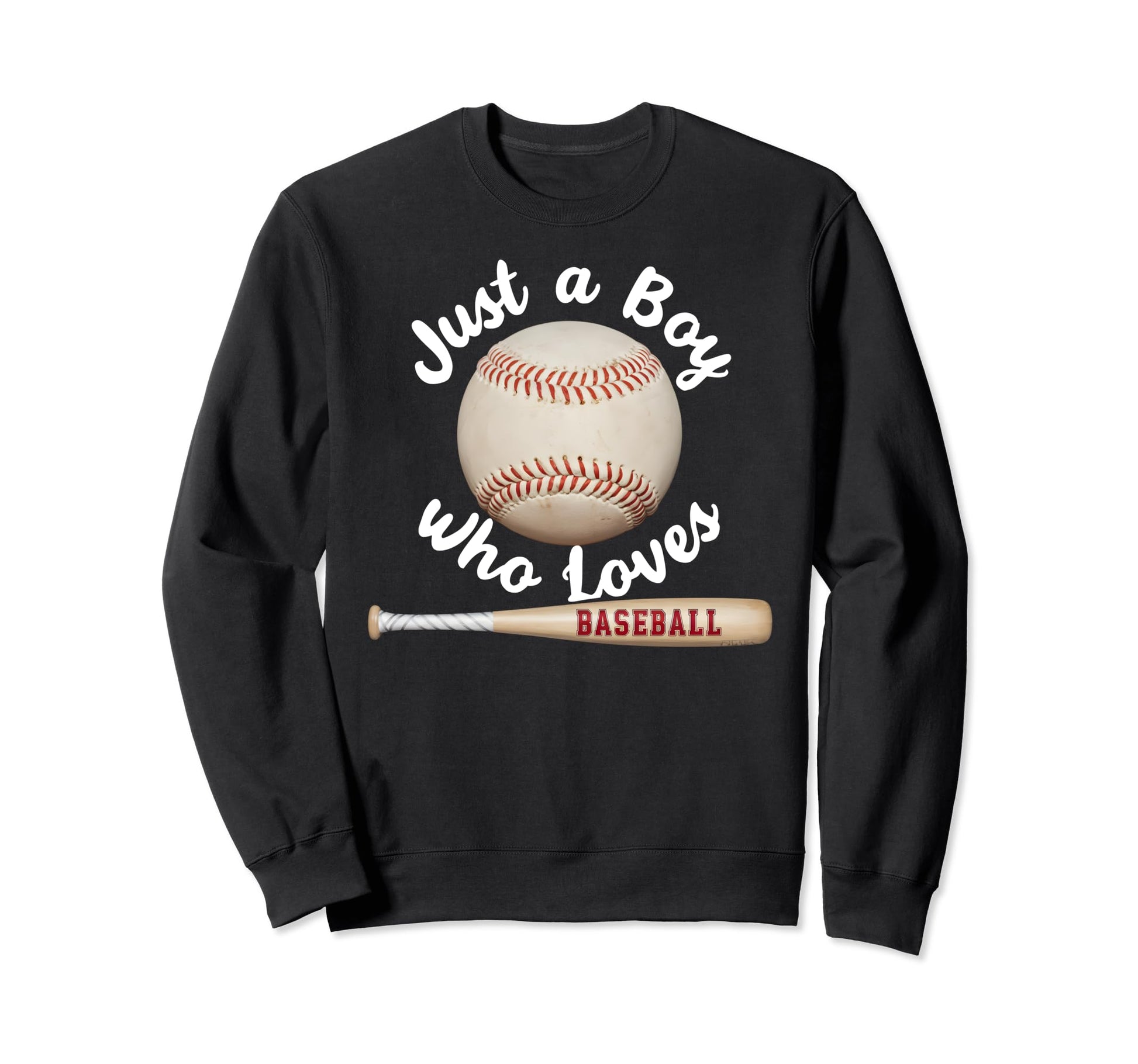 Just Who Loves Baseball Sport Lovers Sweatshirt - Graphic Print for Adults - T-Shirt, Sweatshirt, Hoodie
