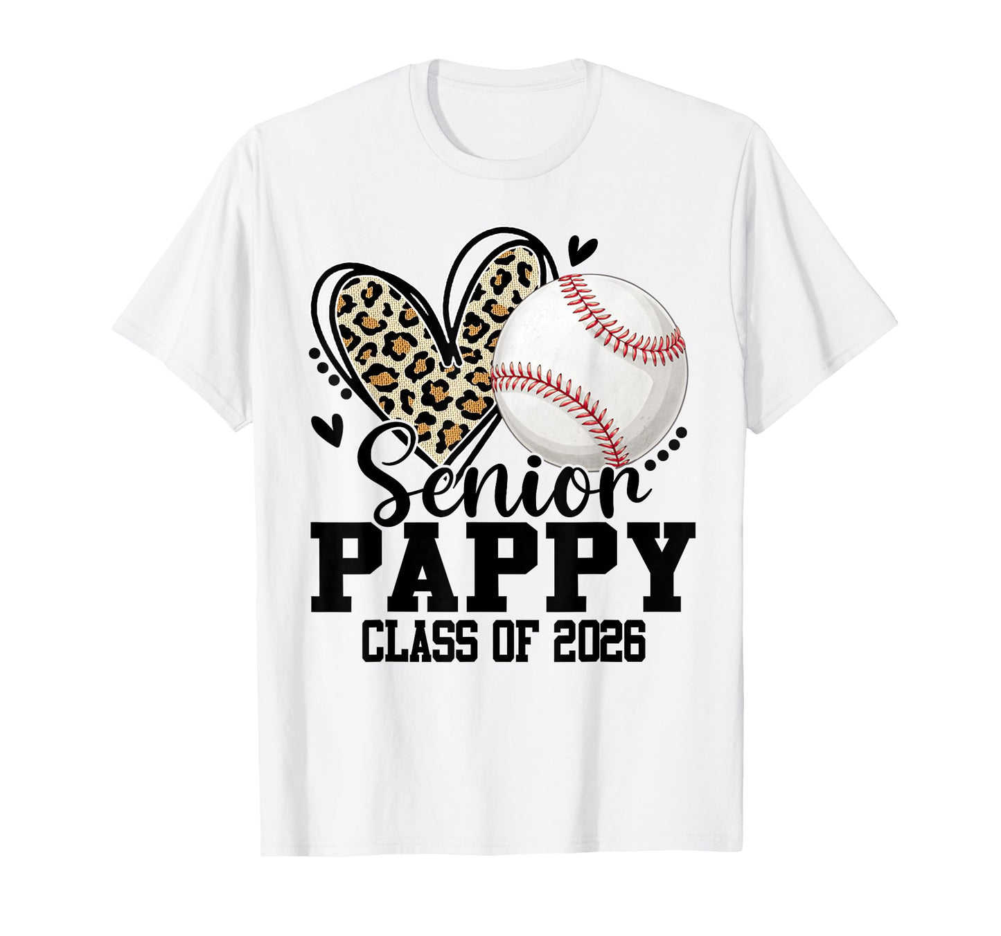 Senior Pappy Class 2026 Baseball T-Shirt - Fun Novelty Design for Adults - T-Shirt, Sweatshirt, Hoodie