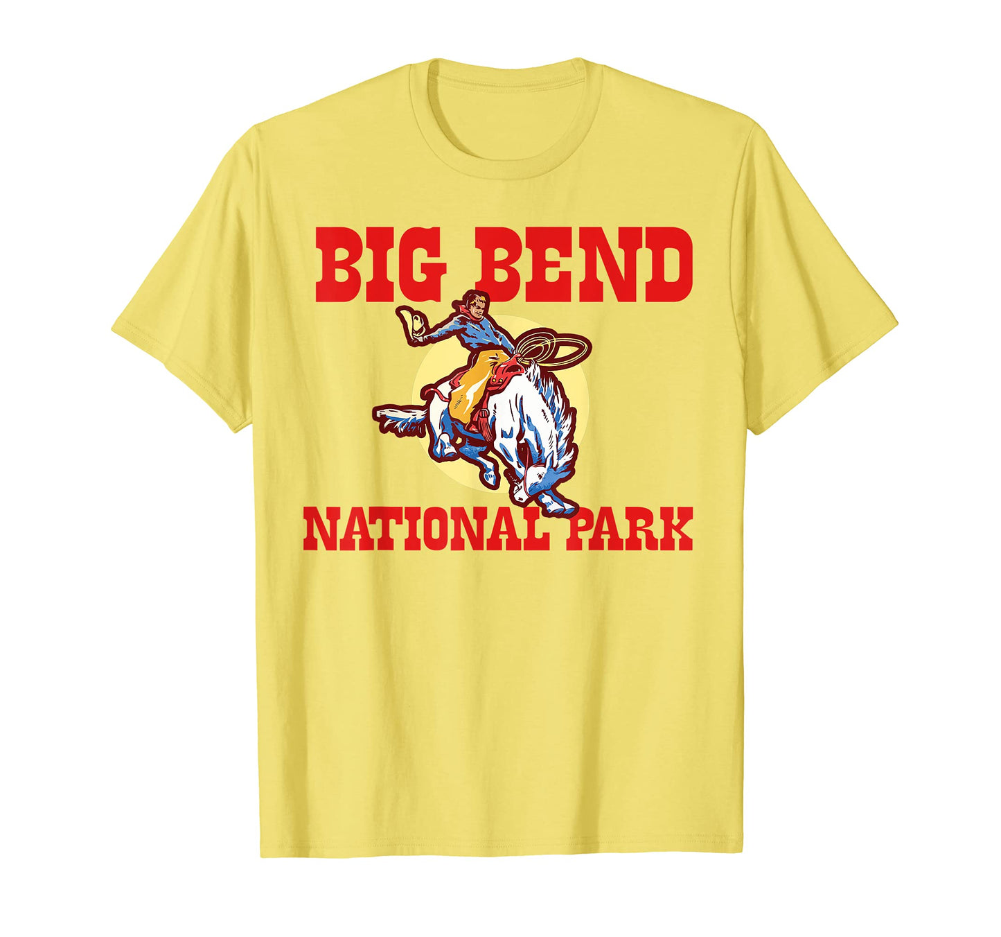 Bronco Rodeo Rider Big Bend National T-Shirt - Trendy Graphic for Adults - T-Shirt, Sweatshirt, Hoodie