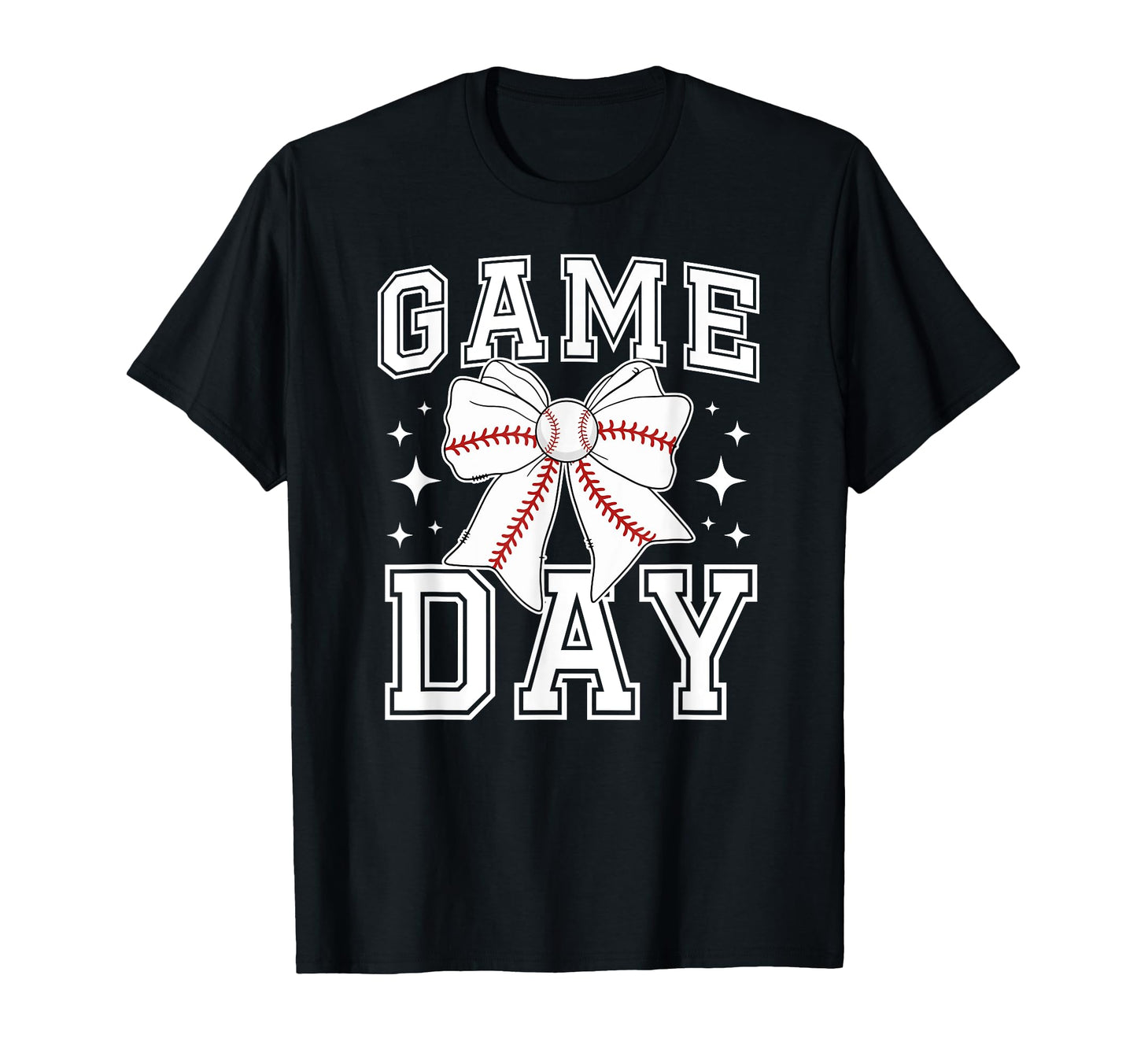 Game Day Coquette Baseball Game Day T-Shirt - Aesthetic Graphic Men Women - T-Shirt, Sweatshirt, Hoodie