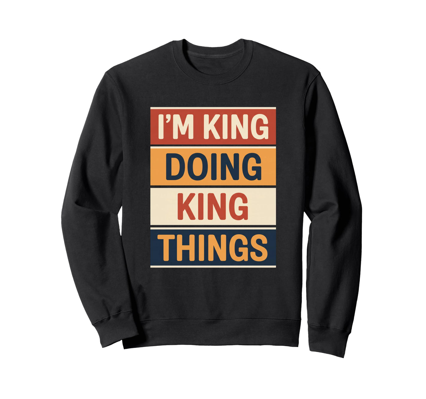 Im Funny Dad Typography Casual Sweatshirt - Minimalist Print Unisex - T-Shirt, Sweatshirt, Hoodie
