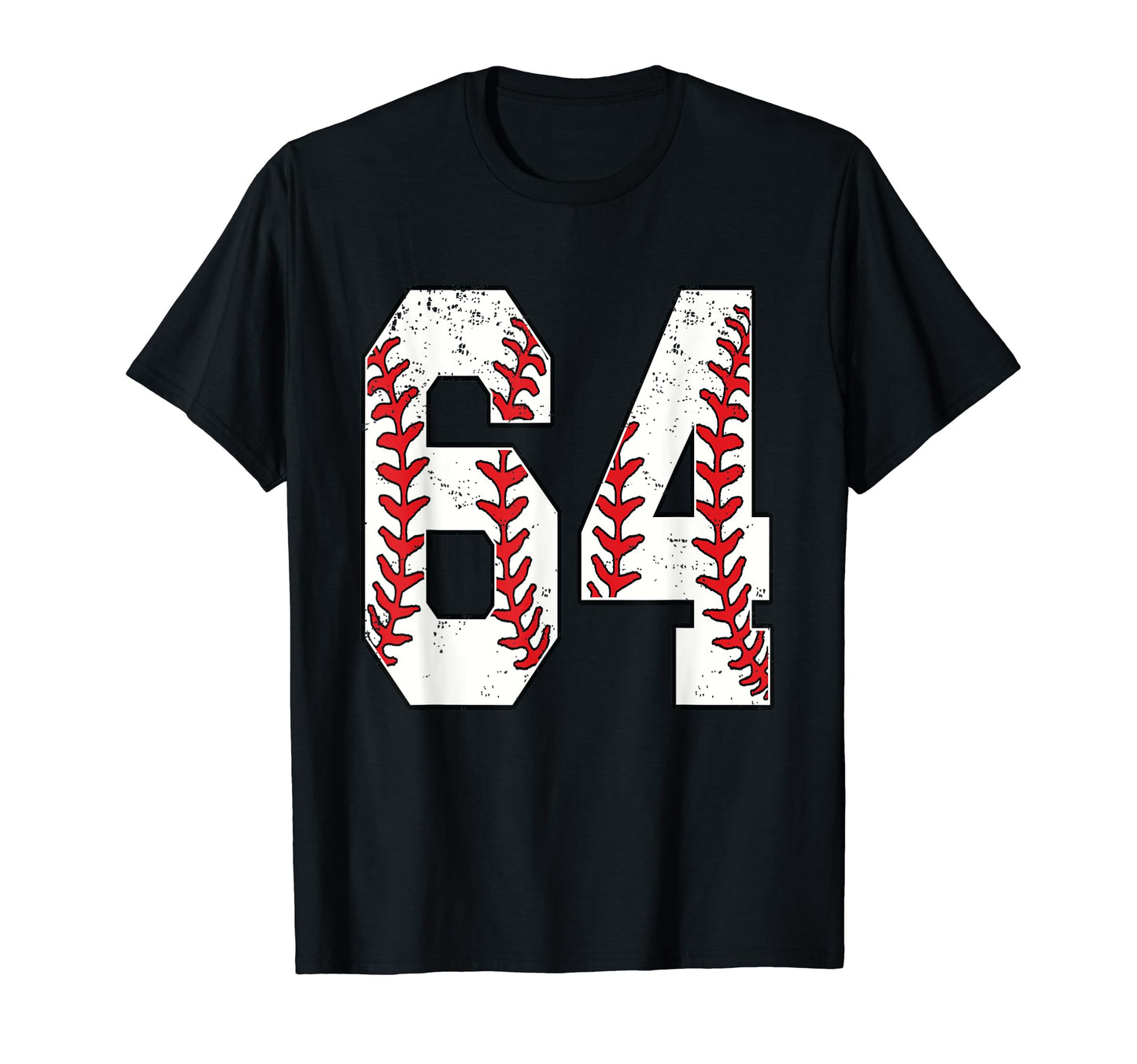 Number 64 Baseball 64 Jersey T-Shirt - Casual Everyday Wear for Adults - T-Shirt, Sweatshirt, Hoodie