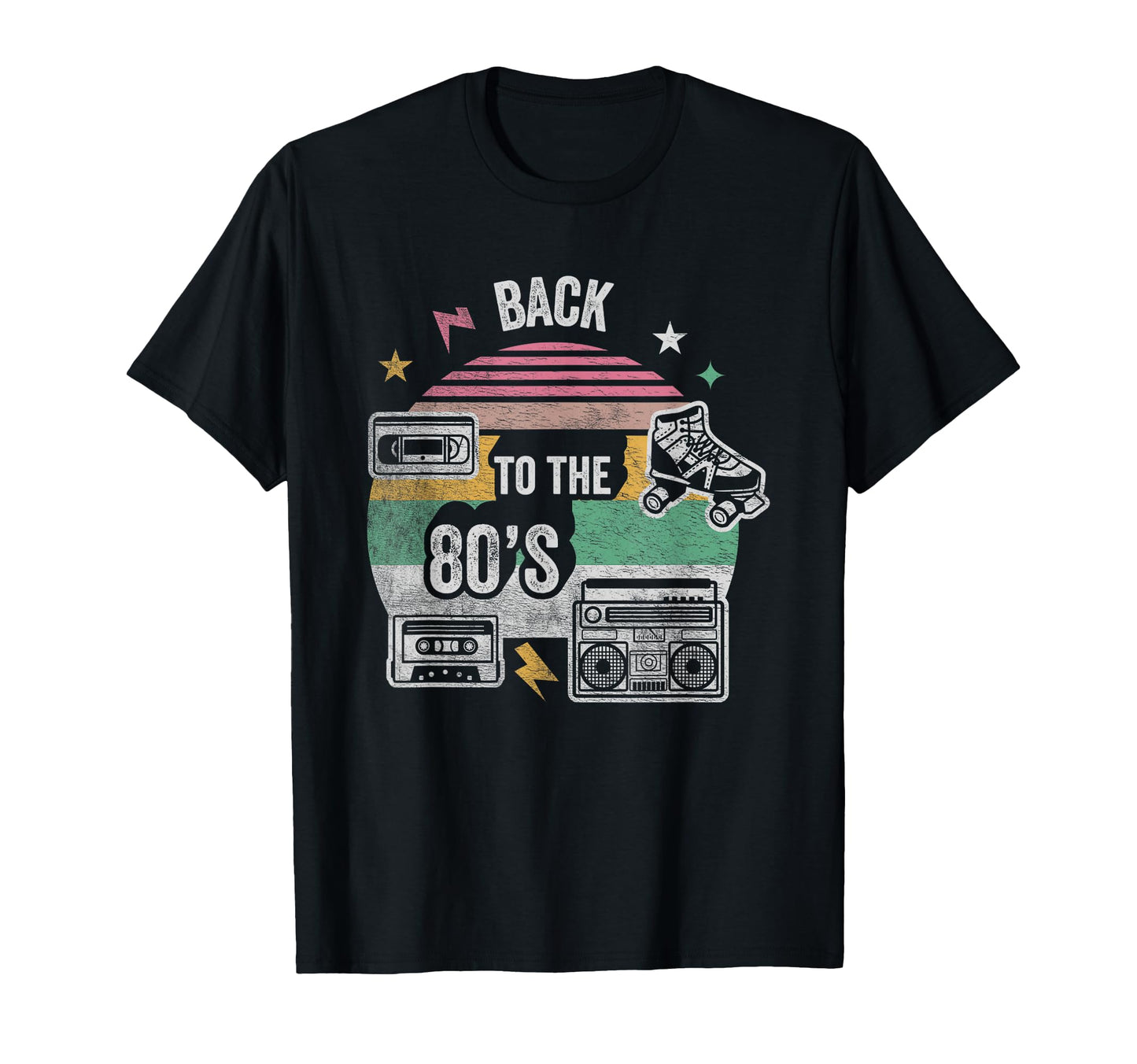 Back To 80S Cassette Roller Skate T-Shirt - Trendy Graphic Men Women - T-Shirt, Sweatshirt, Hoodie