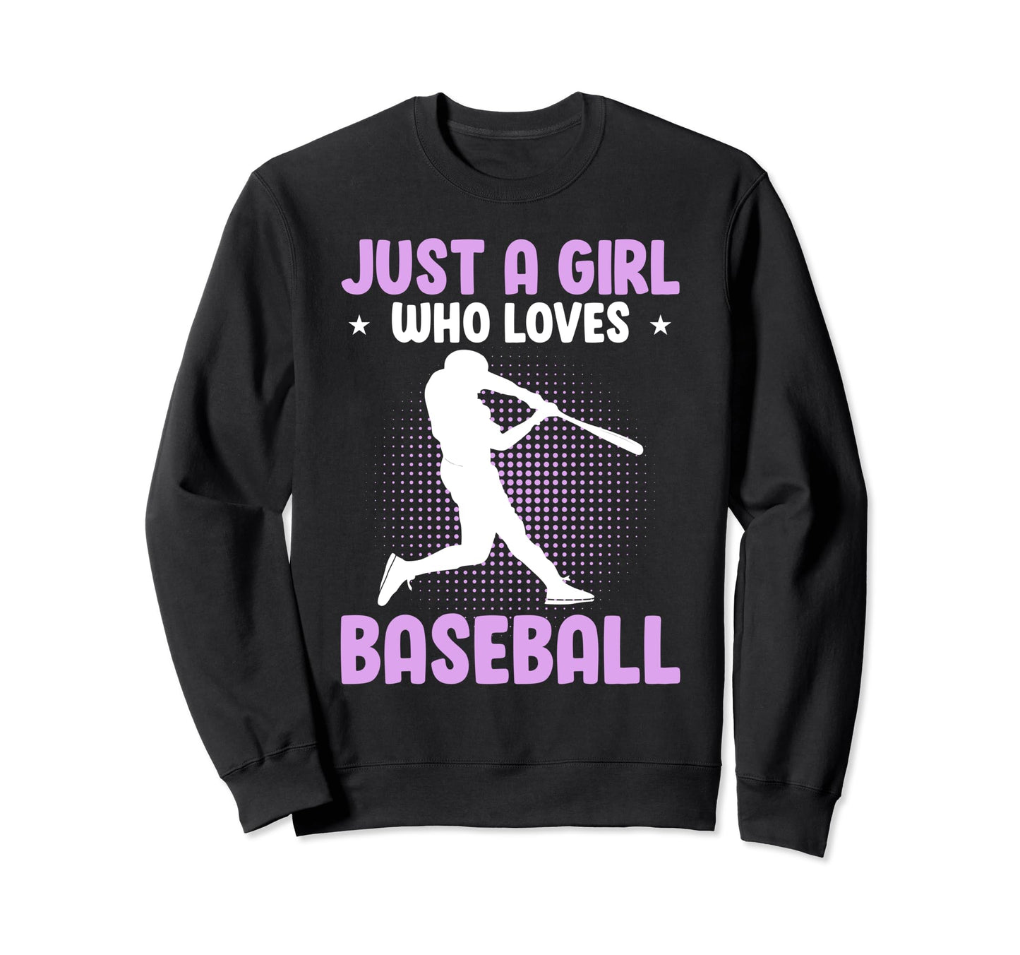 Just Who Loves Baseball Sweatshirt - Novelty Apparel for Adults - T-Shirt, Sweatshirt, Hoodie