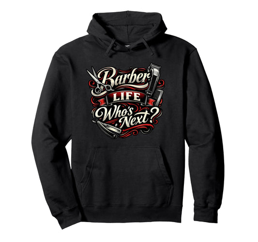 Barber Proud Skilled Motivational Barbers Hoodie - Custom Art Print Unisex - T-Shirt, Sweatshirt, Hoodie