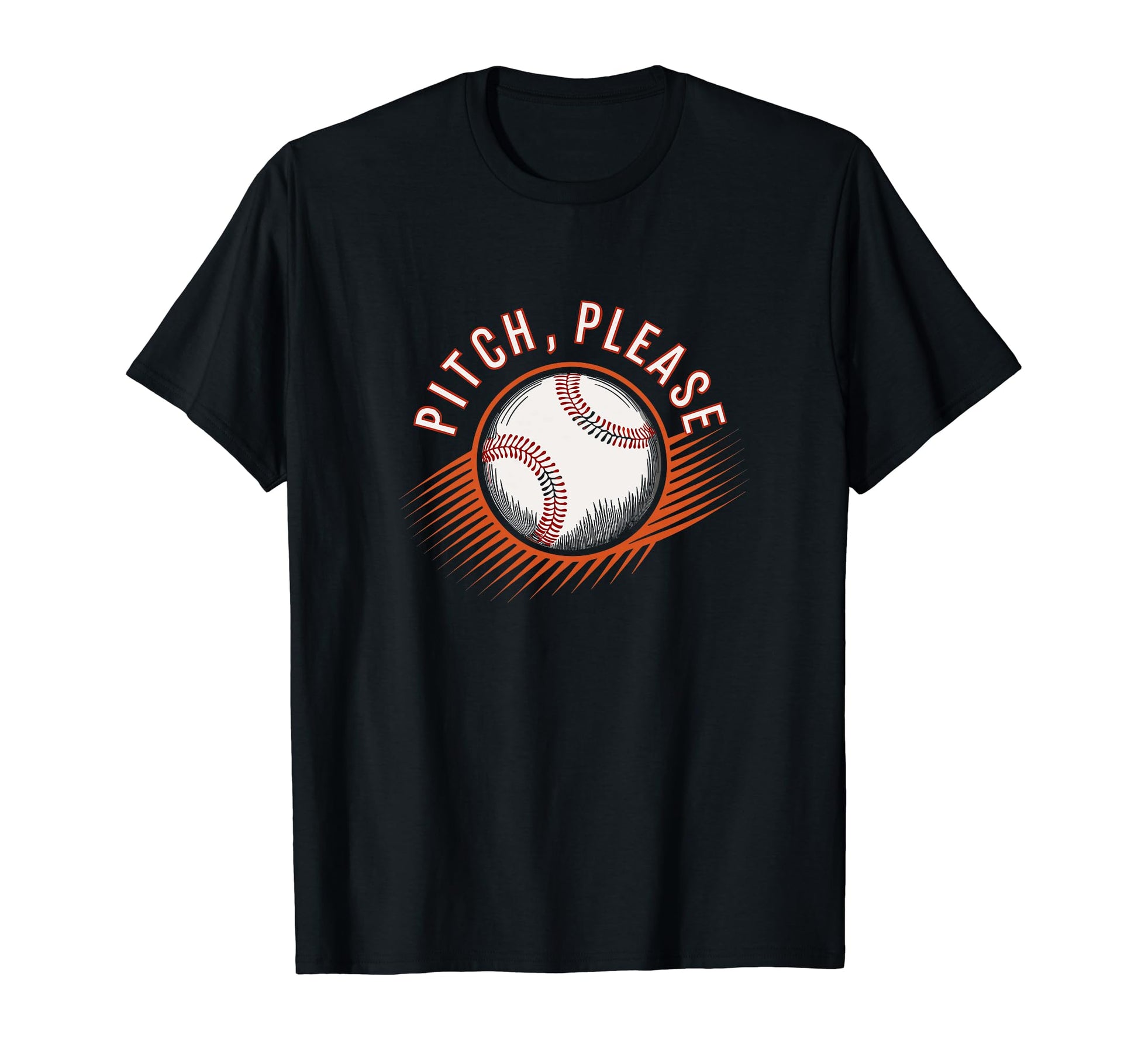 Pitching Baseball Player Pitch Please T-Shirt - Novelty Apparel for Adults - T-Shirt, Sweatshirt, Hoodie