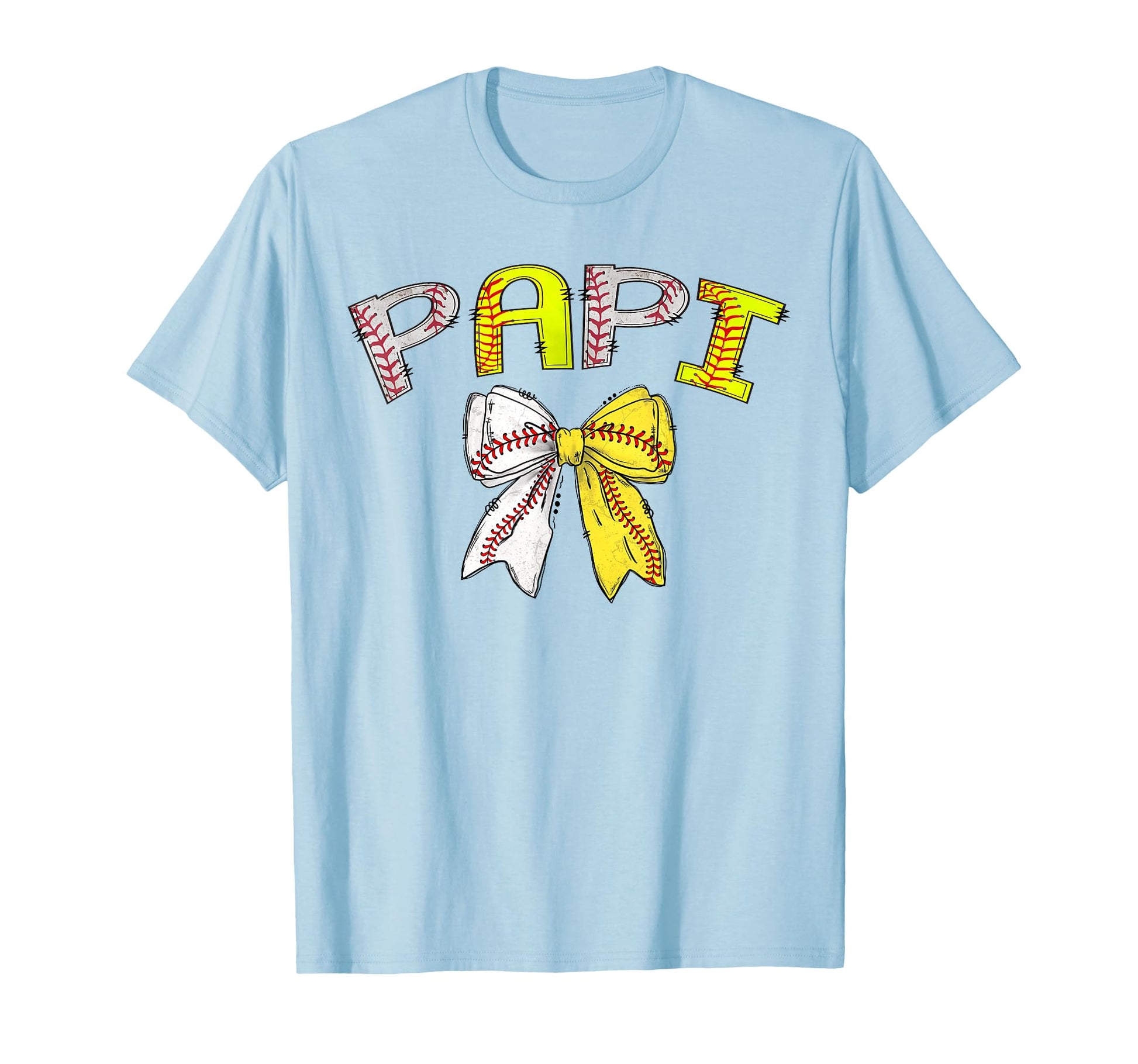 Papi Both Half Baseball Softball T-Shirt - Fun Novelty Design Unisex - T-Shirt, Sweatshirt, Hoodie