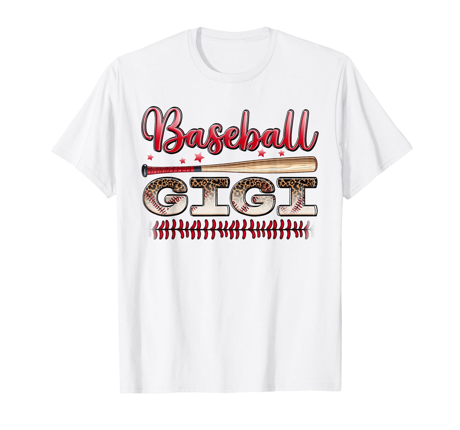 Baseball Gigi Funny Leopard Baseball T-Shirt - Streetwear Style for Adults - T-Shirt, Sweatshirt, Hoodie