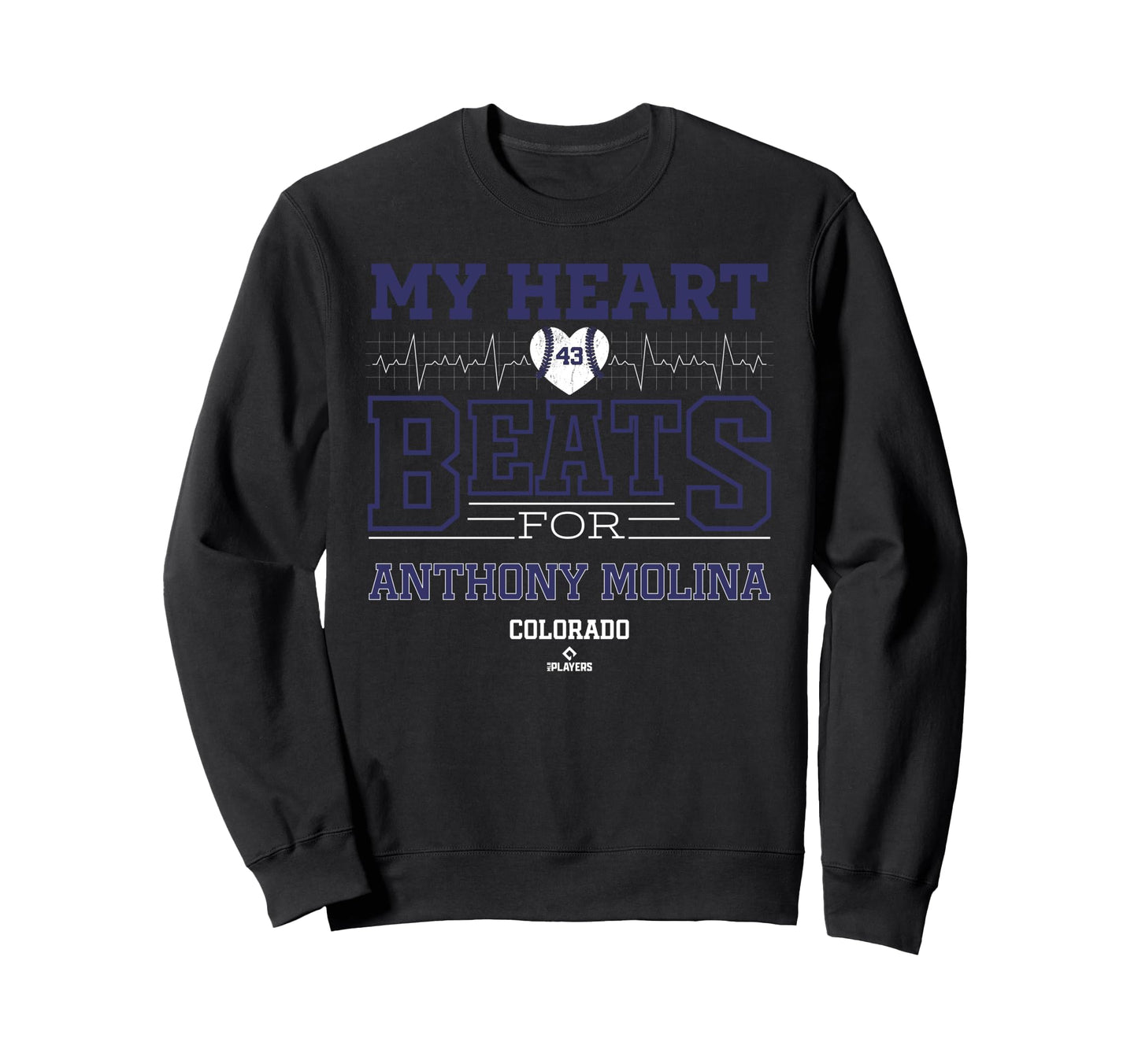 My Heart Beats Anthony Molina Sweatshirt - Minimalist Print Unisex - T-Shirt, Sweatshirt, Hoodie