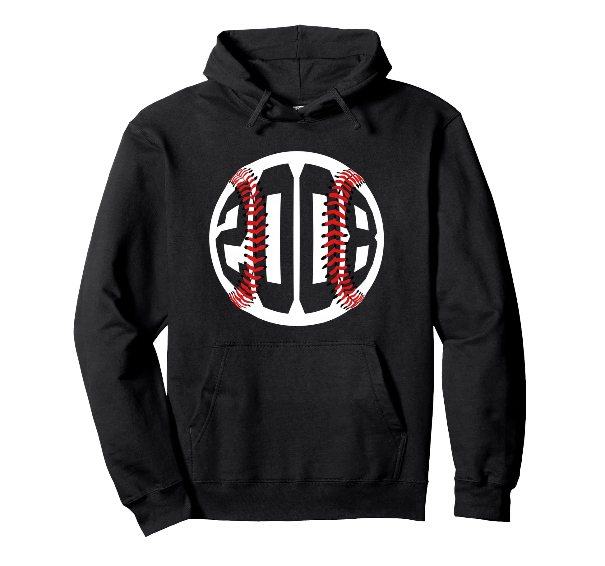 2008 Baseball 18Th Birthday Hoodie - Custom Art Print for Adults - T-Shirt, Sweatshirt, Hoodie