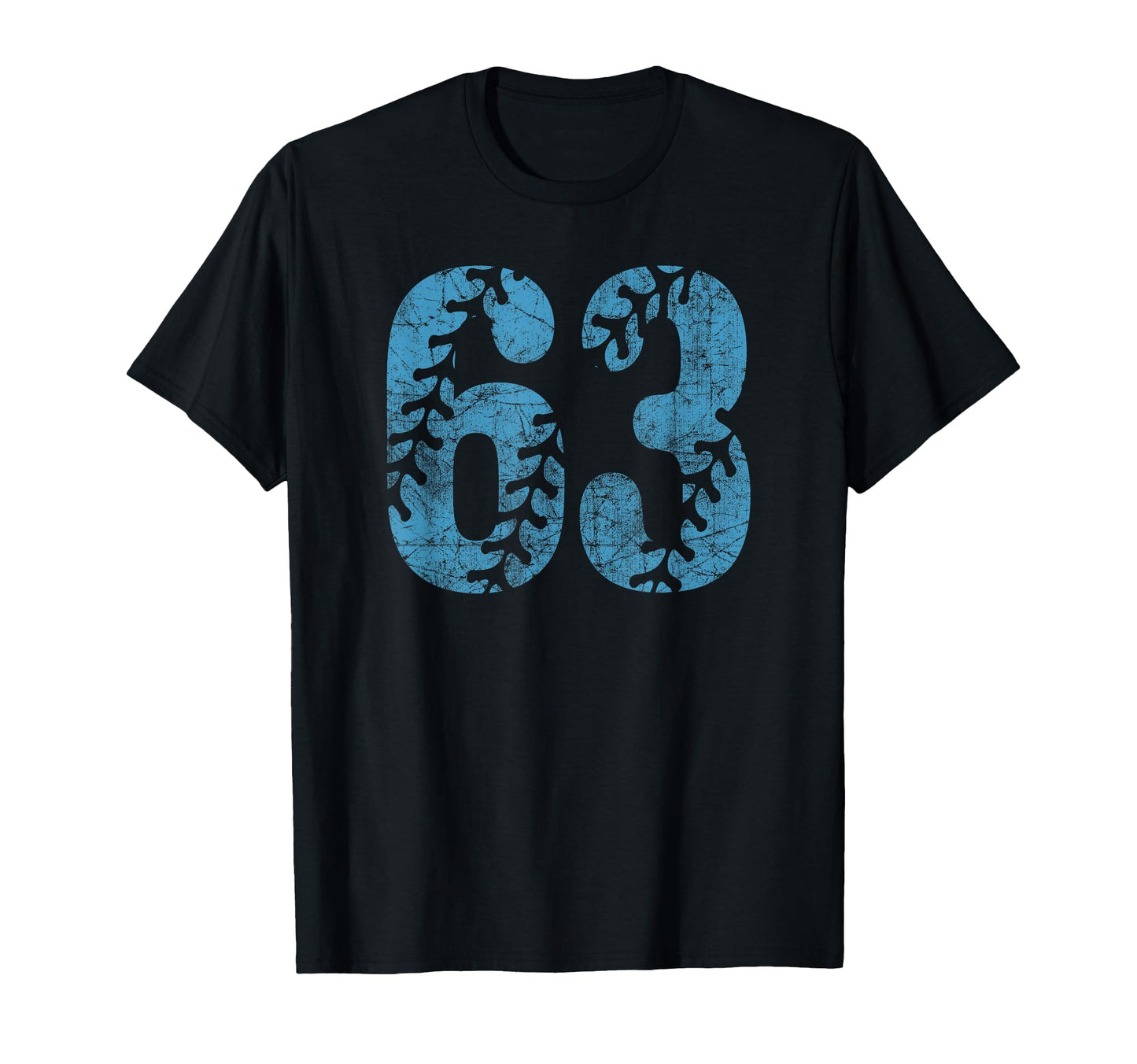 Baseball Softball Mom 63 Number T-Shirt - Aesthetic Graphic for Adults - T-Shirt, Sweatshirt, Hoodie