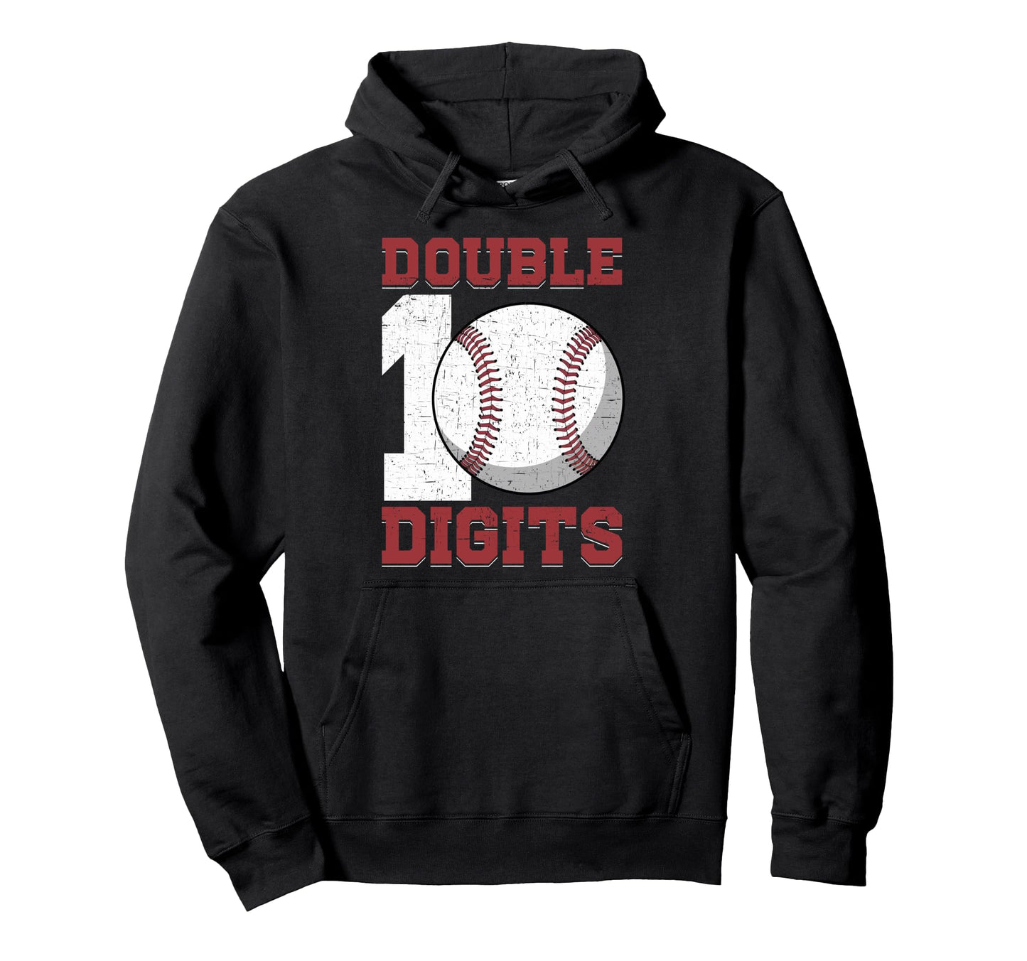Double Digits Birthday Decorations 10 Hoodie - Trendy Graphic Unisex - T-Shirt, Sweatshirt, Hoodie
