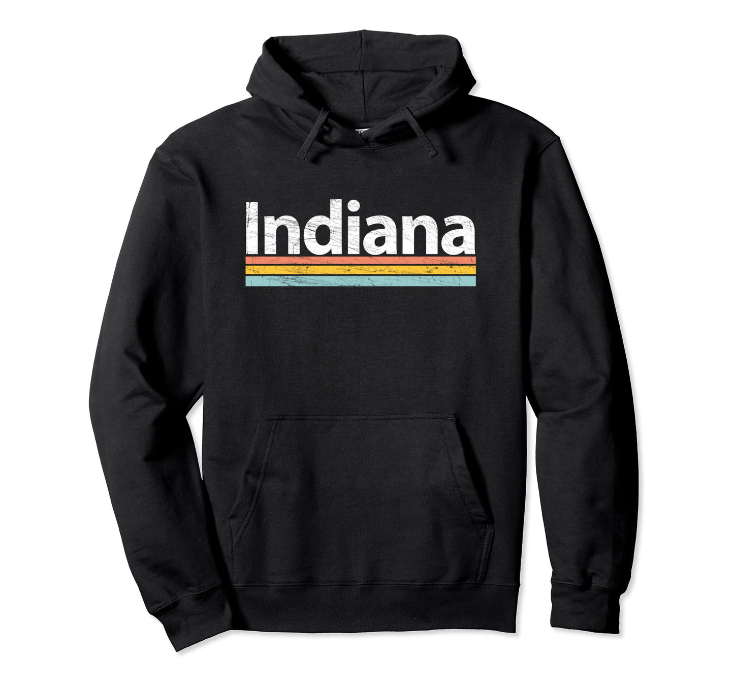 Indiana Worn Stripes Hoodie - Streetwear Style Unisex - T-Shirt, Sweatshirt, Hoodie