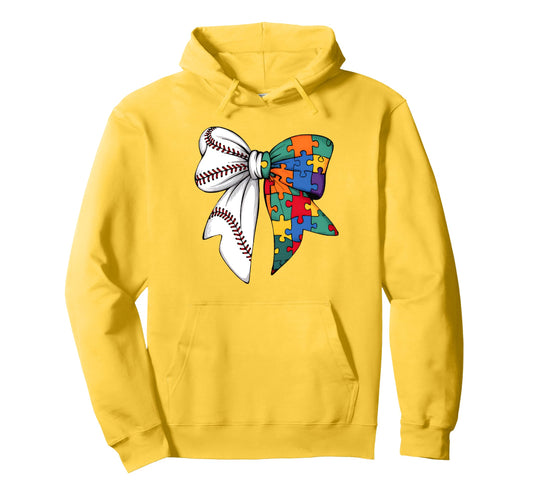 Autism Awareness Coquette Bow Autism Hoodie - Unique Graphic Unisex - T-Shirt, Sweatshirt, Hoodie