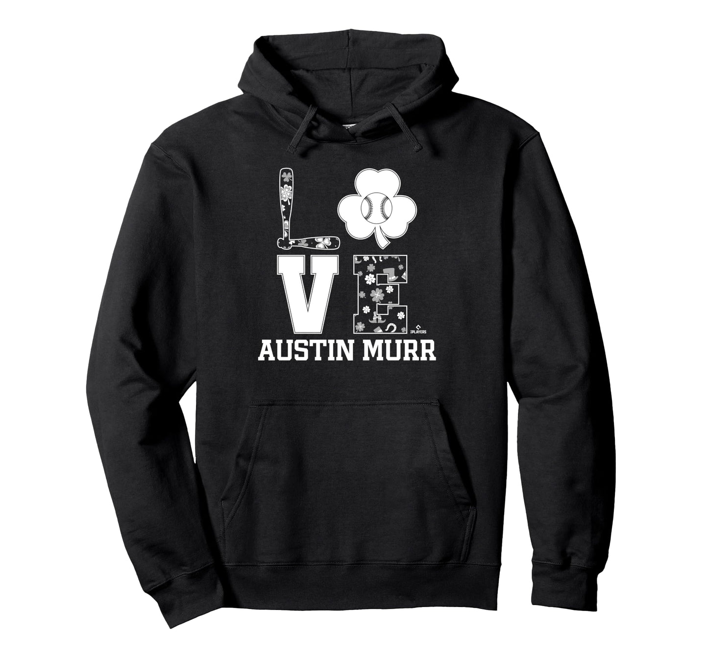 St Patricks Day Love Floral Austin Murr Hoodie - Minimalist Print Unisex - T-Shirt, Sweatshirt, Hoodie