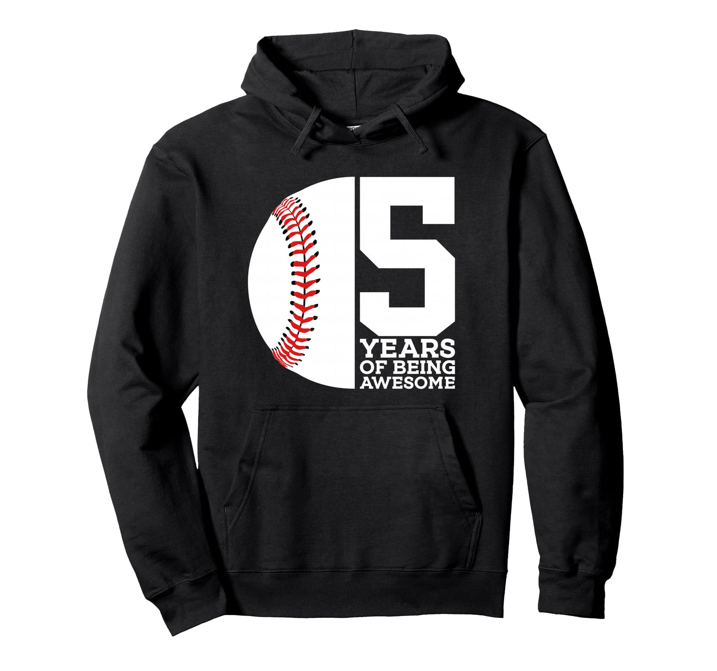 5 Years Being Awesome Baseball 5Th Hoodie - Aesthetic Graphic Unisex - T-Shirt, Sweatshirt, Hoodie