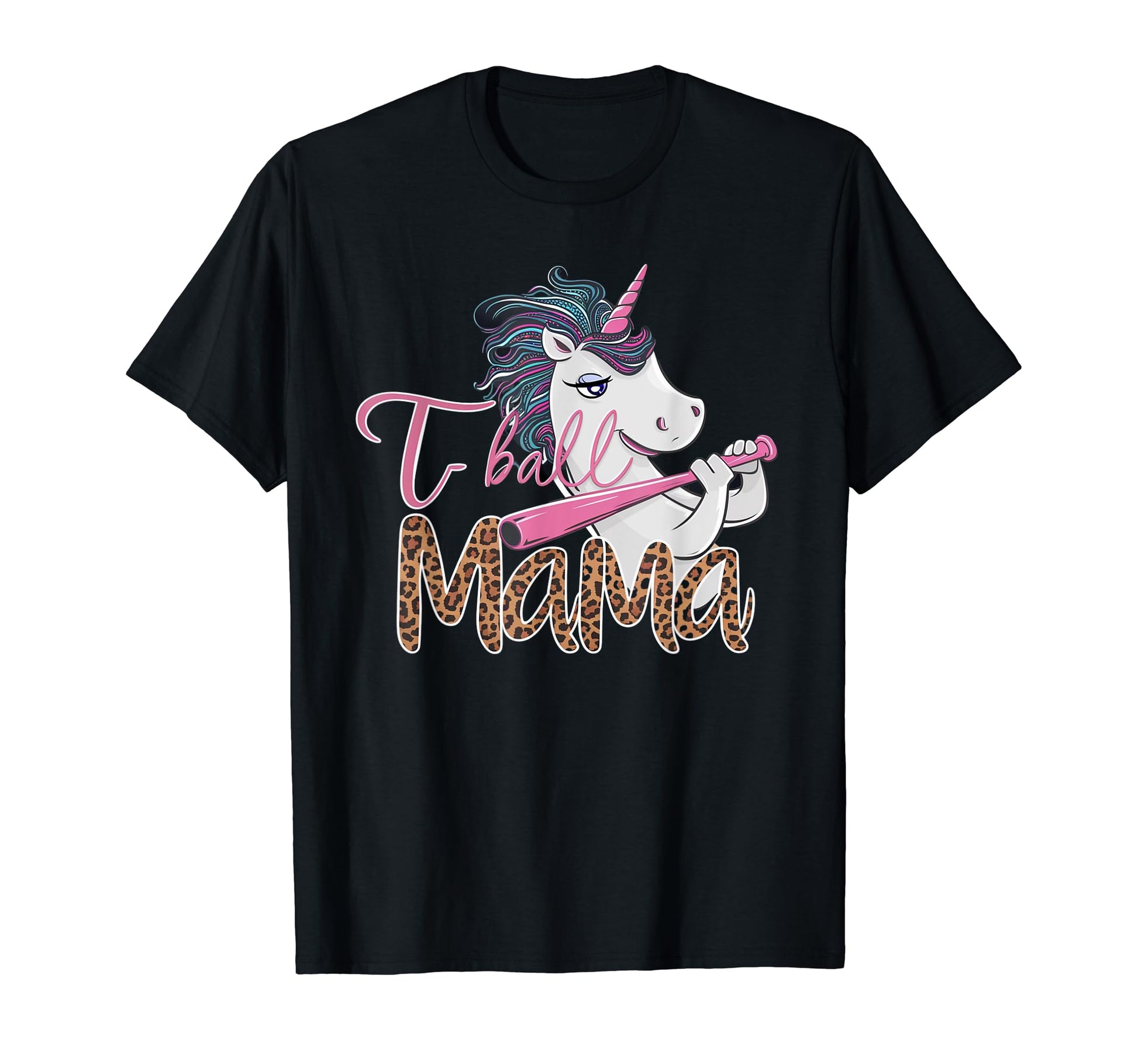 Teeball Mom Leopard T Ball Mom Mothers T-Shirt - Unique Graphic Men Women - T-Shirt, Sweatshirt, Hoodie