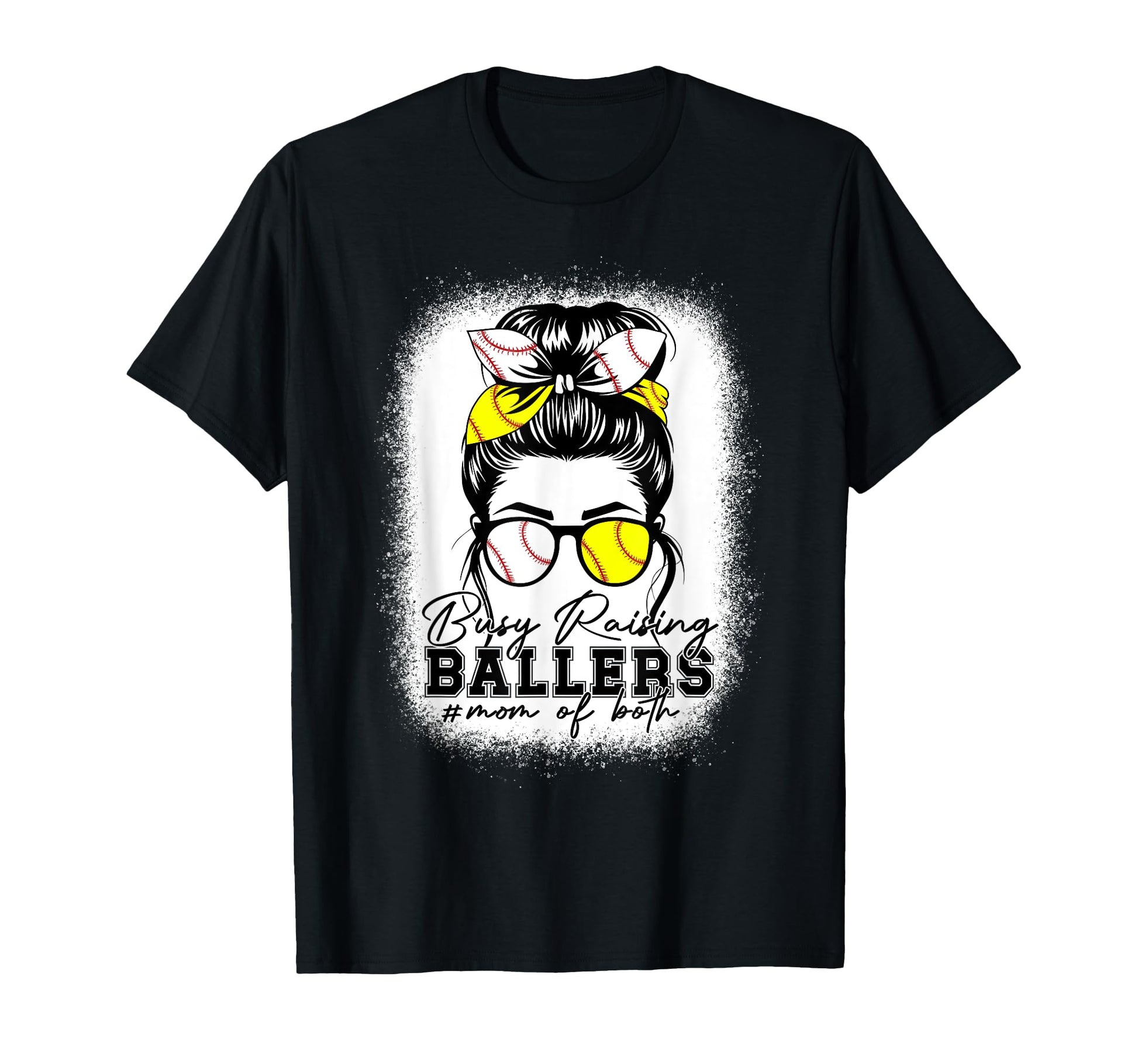 Busy Raising Ballers Baseball Softball T-Shirt - Novelty Apparel Unisex - T-Shirt, Sweatshirt, Hoodie