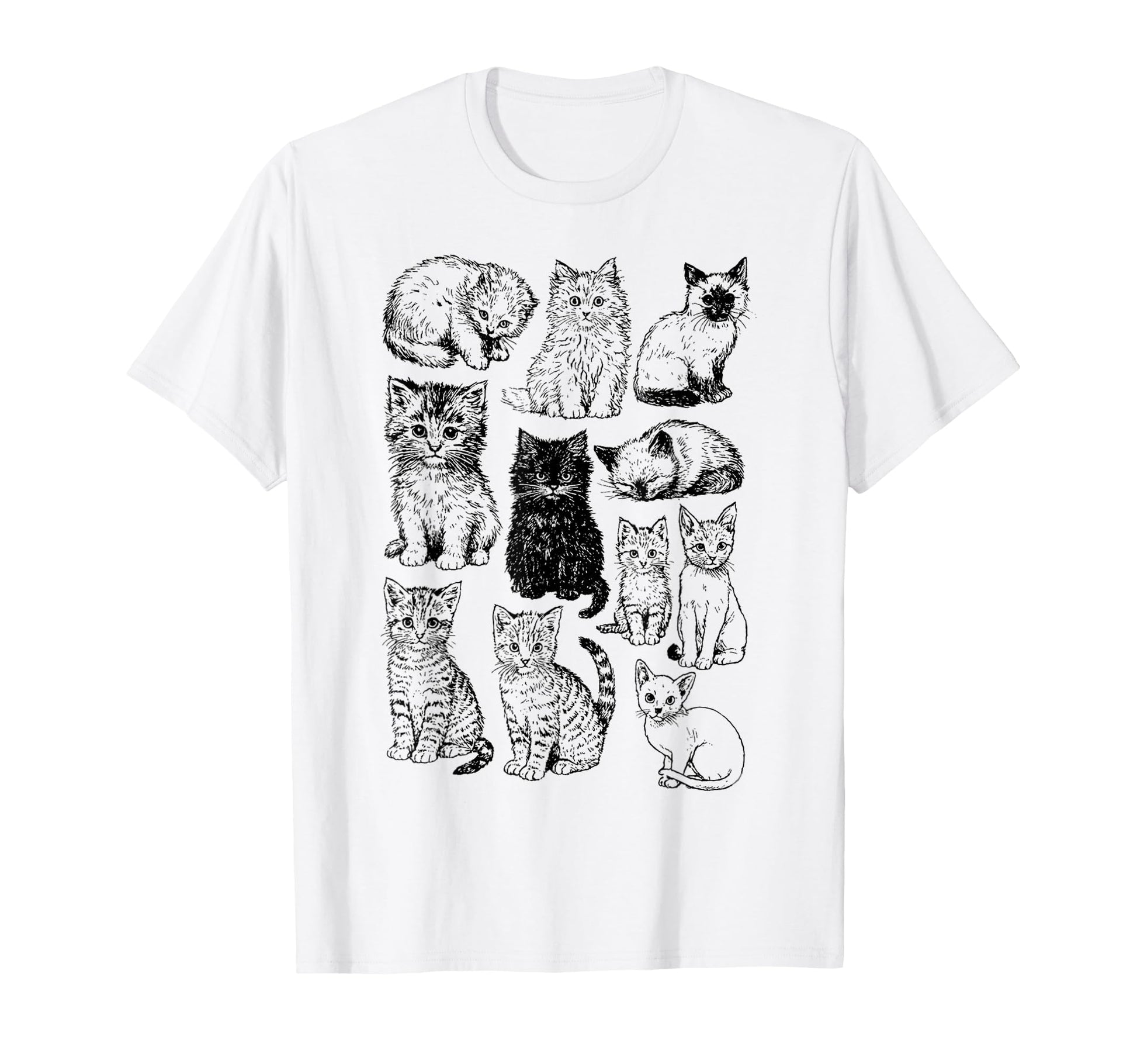 90S Tattoo Cat Kitten Y2K Aesthetic Cat T-Shirt - Trendy Graphic Unisex - T-Shirt, Sweatshirt, Hoodie