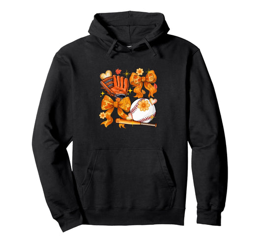 Baseball Equipment Thanksgiving Player Hoodie - Novelty Apparel Men Women - T-Shirt, Sweatshirt, Hoodie