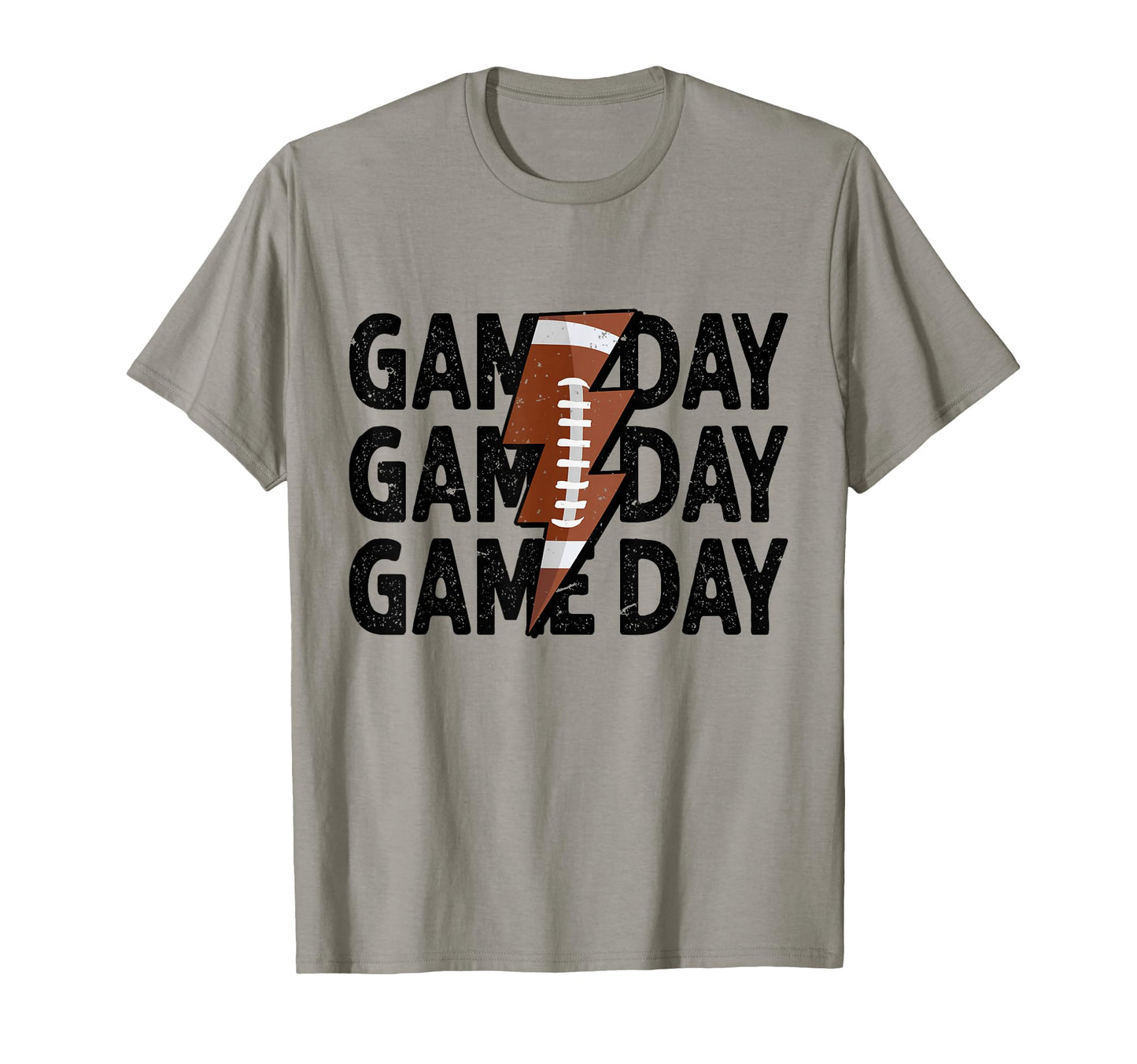 Game Day Football Lightning Bolt Funny Team T-Shirt - Graphic Print Unisex - T-Shirt, Sweatshirt, Hoodie