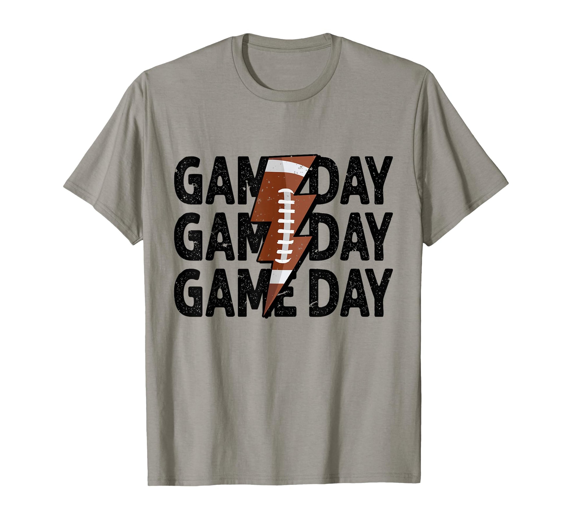 Game Day Football Lightning Bolt Funny Team T-Shirt - Graphic Print Unisex - T-Shirt, Sweatshirt, Hoodie