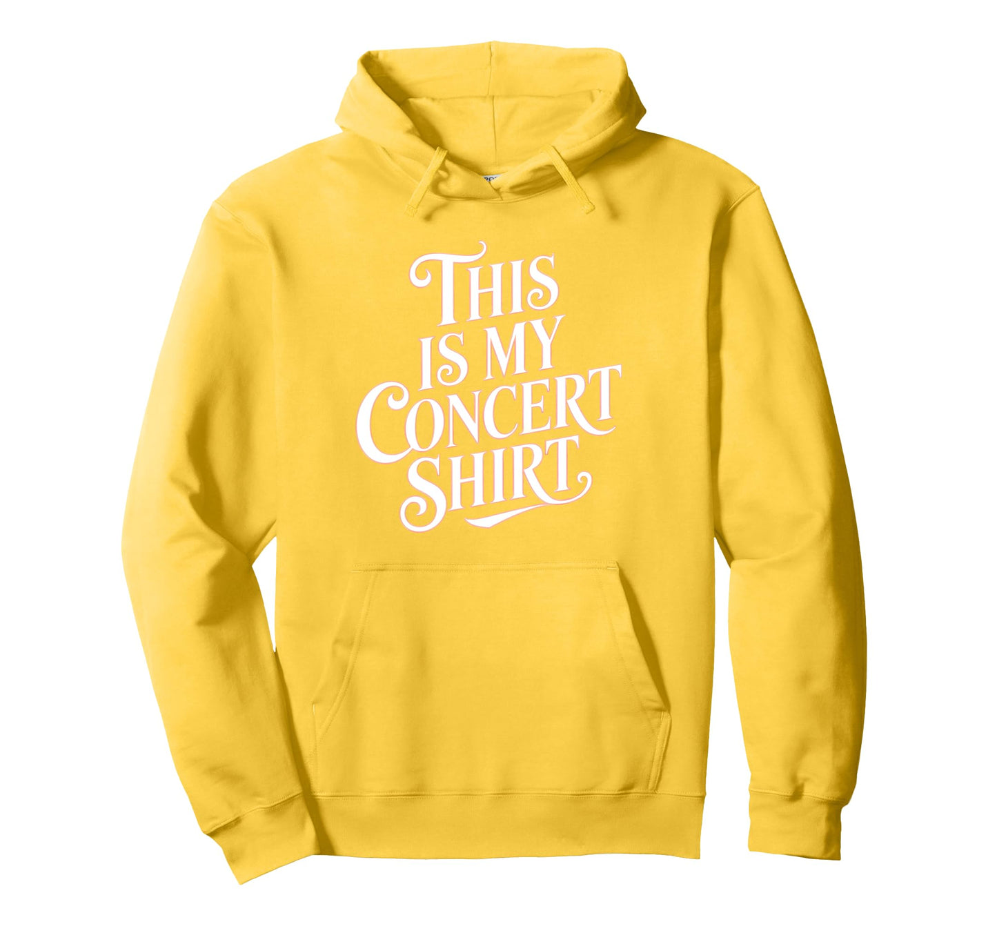 This Is My Concert Typography Hoodie - Minimalist Print for Adults - T-Shirt, Sweatshirt, Hoodie